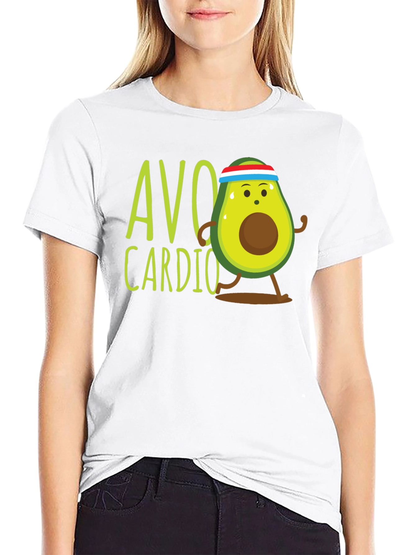 Avo Cardio Graphic Tee - Black
