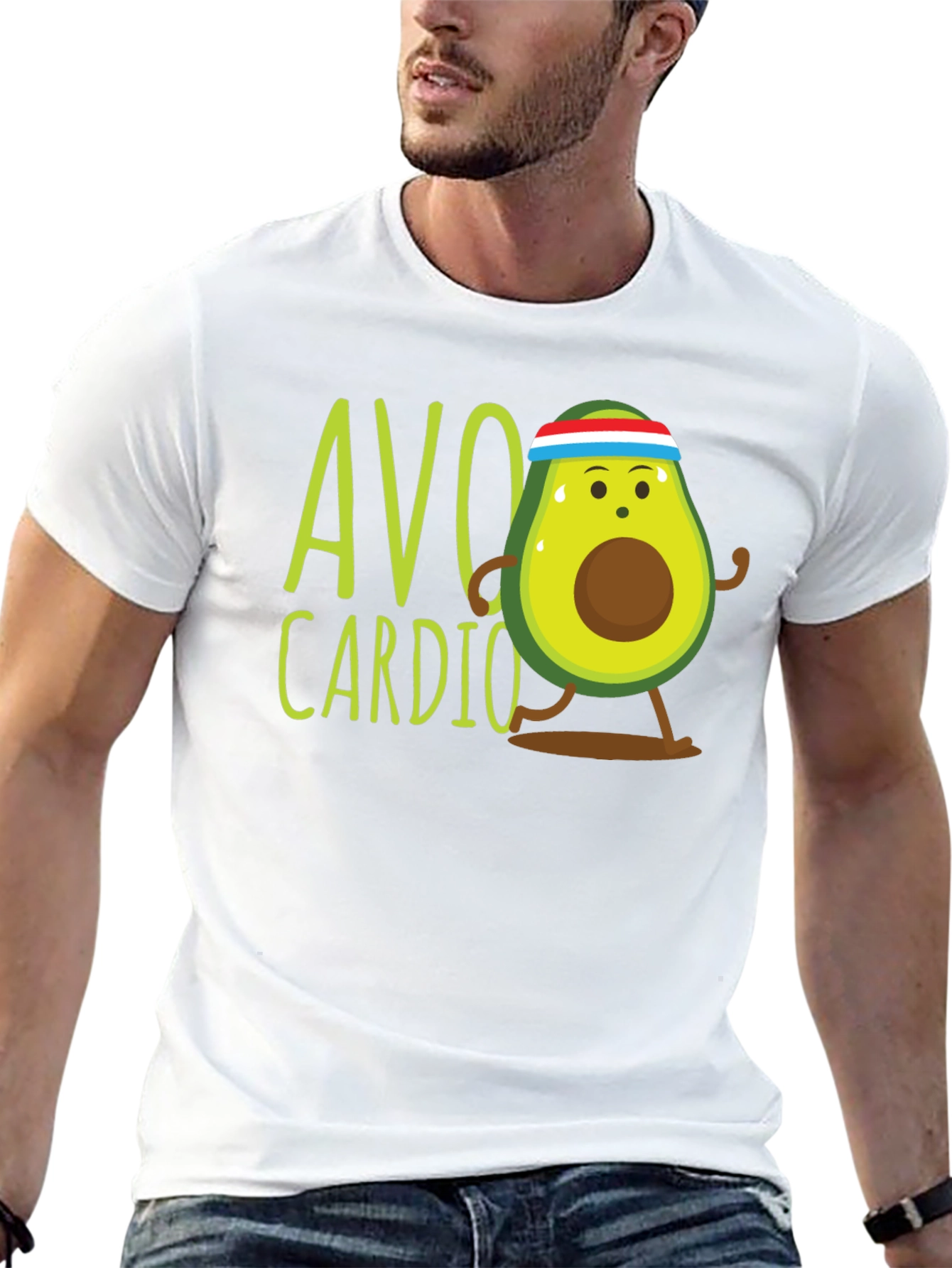 Avo Cardio Graphic Tee - Black