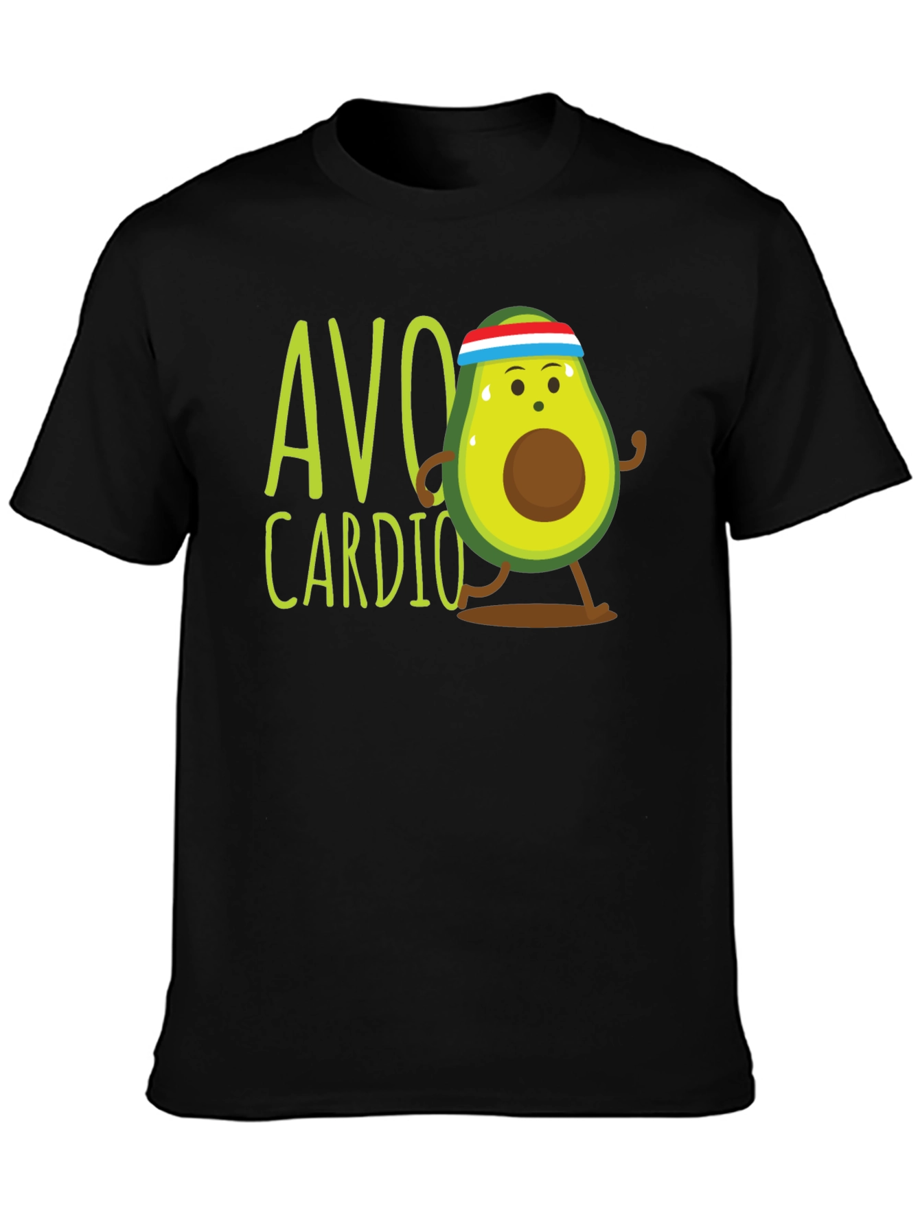 Avo Cardio Graphic Tee - Black