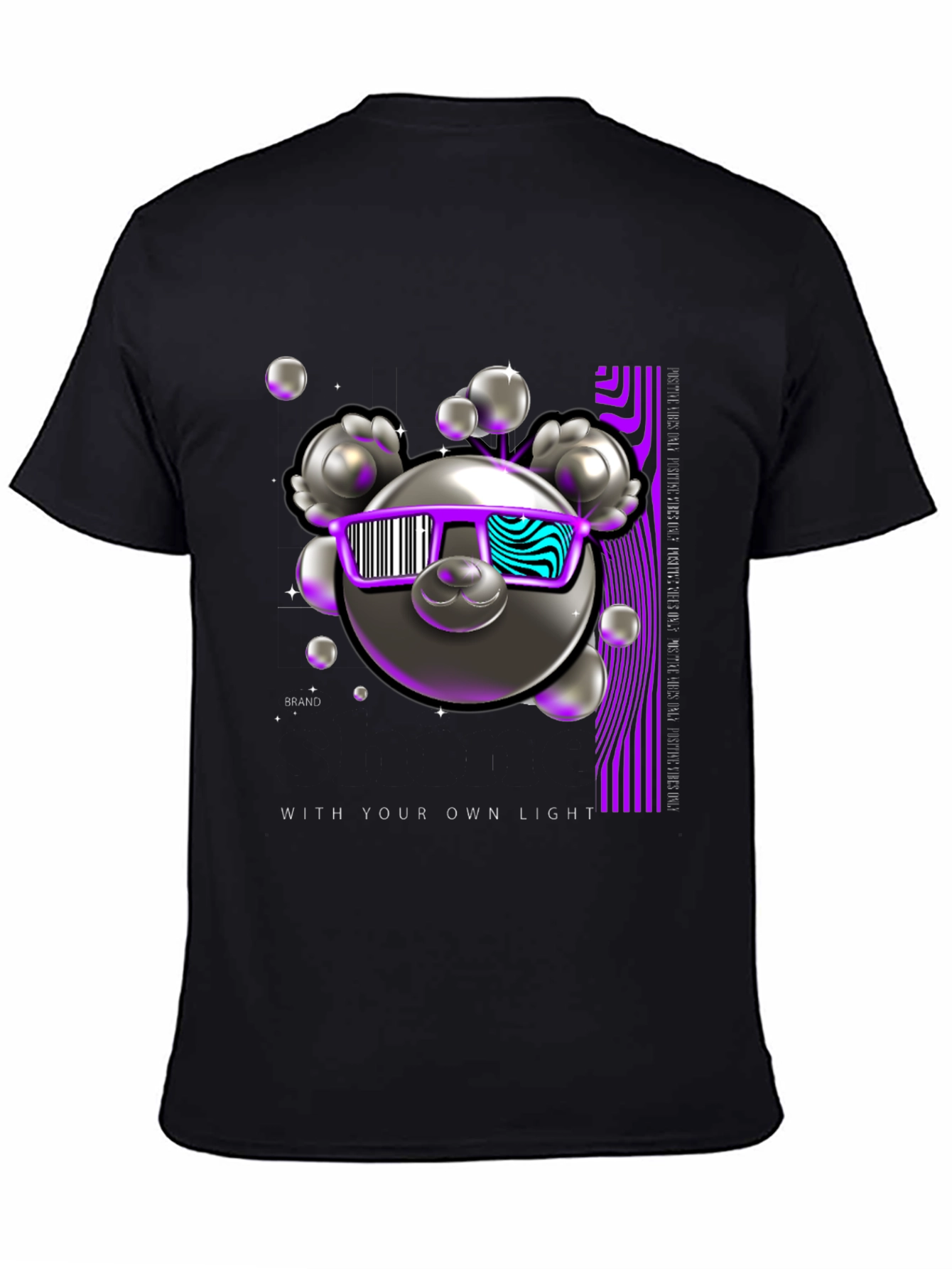 Trendy Graphic Tee - With Your Own Light