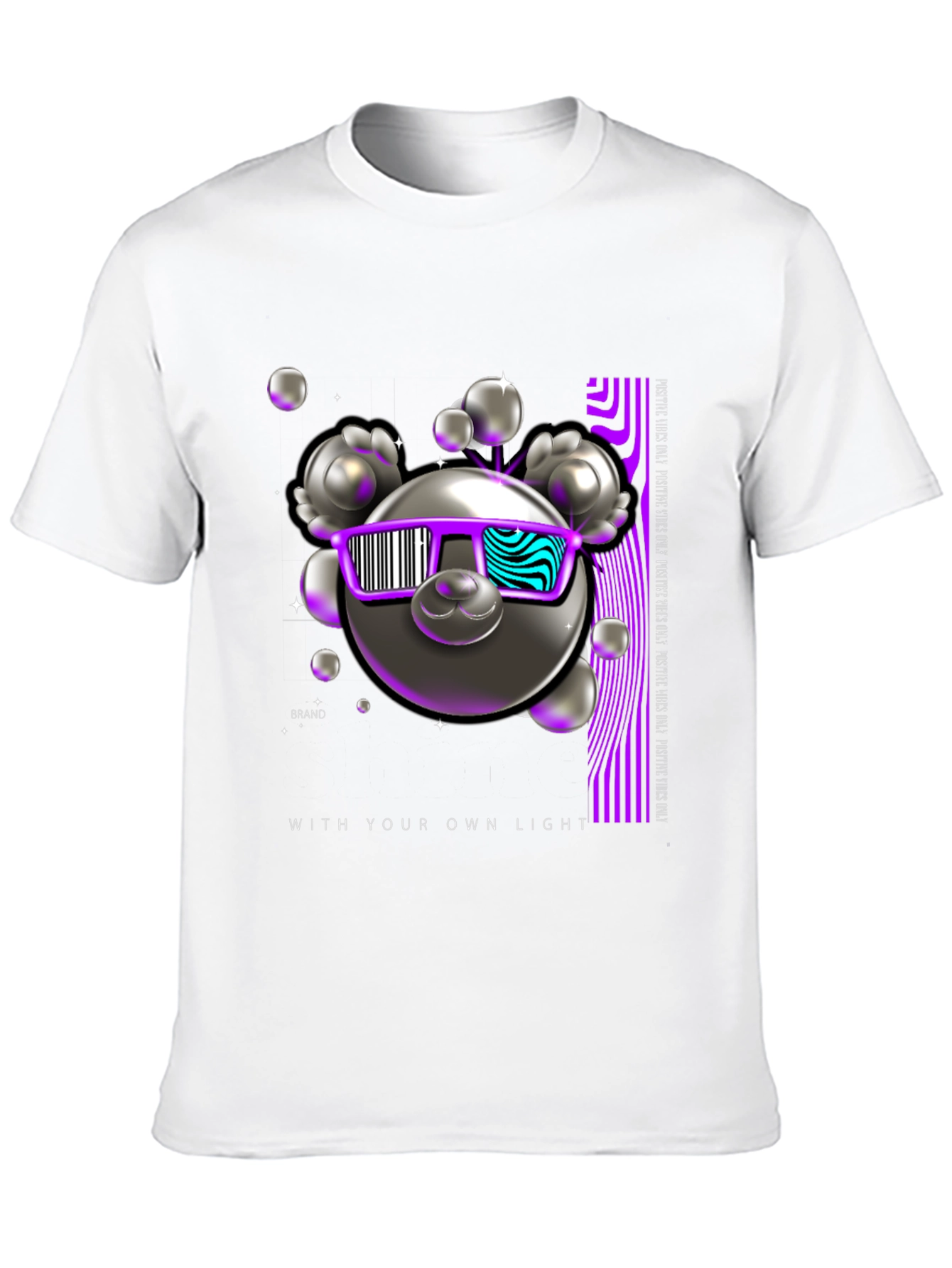 Trendy Graphic Tee - With Your Own Light