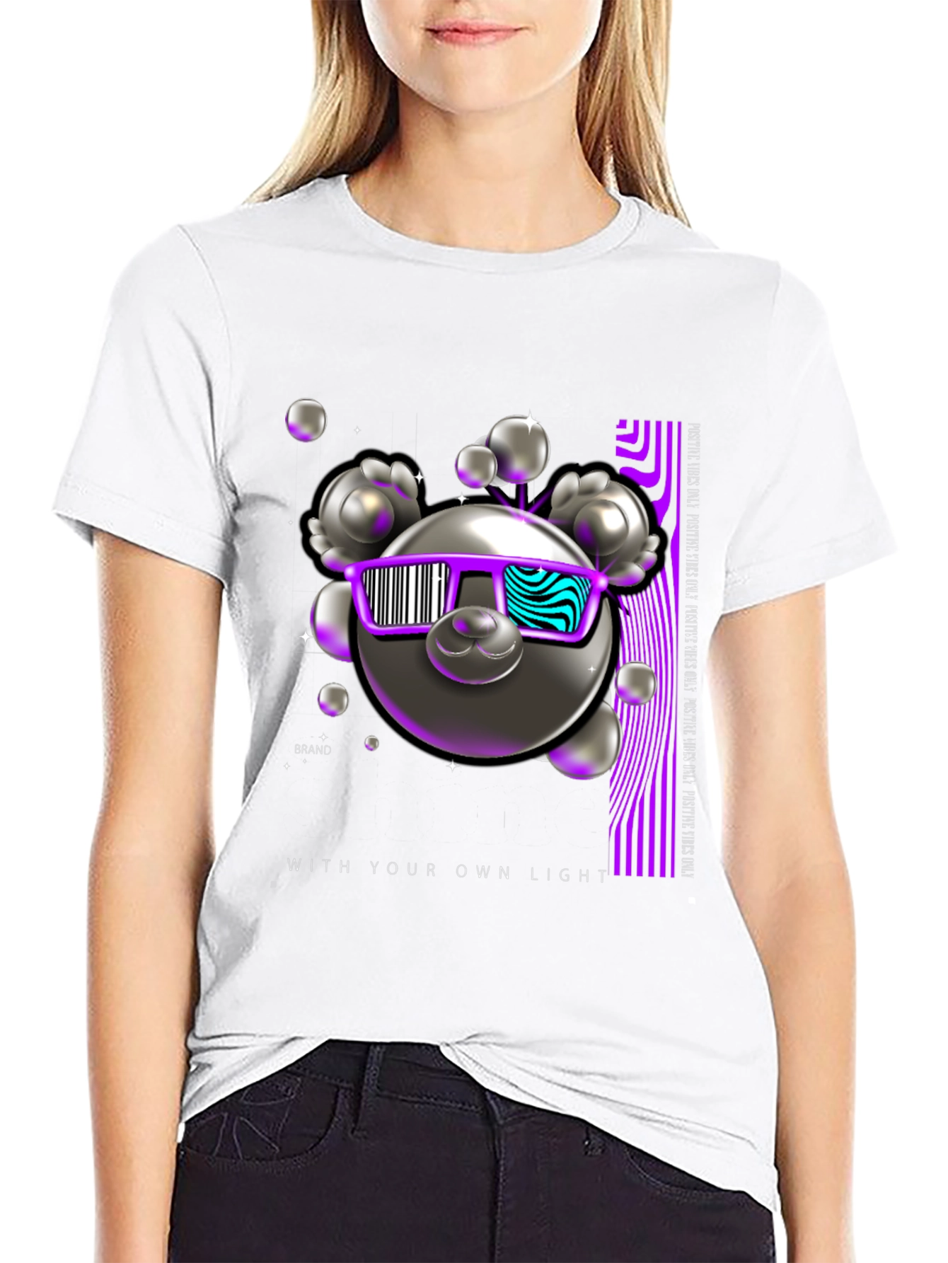 Trendy Graphic Tee - With Your Own Light
