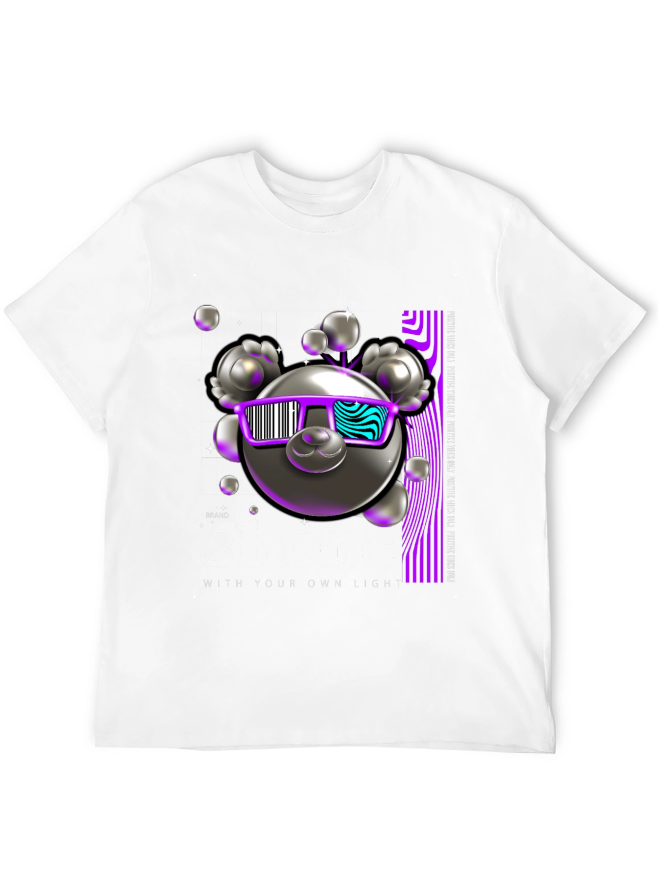 Trendy Graphic Tee - With Your Own Light