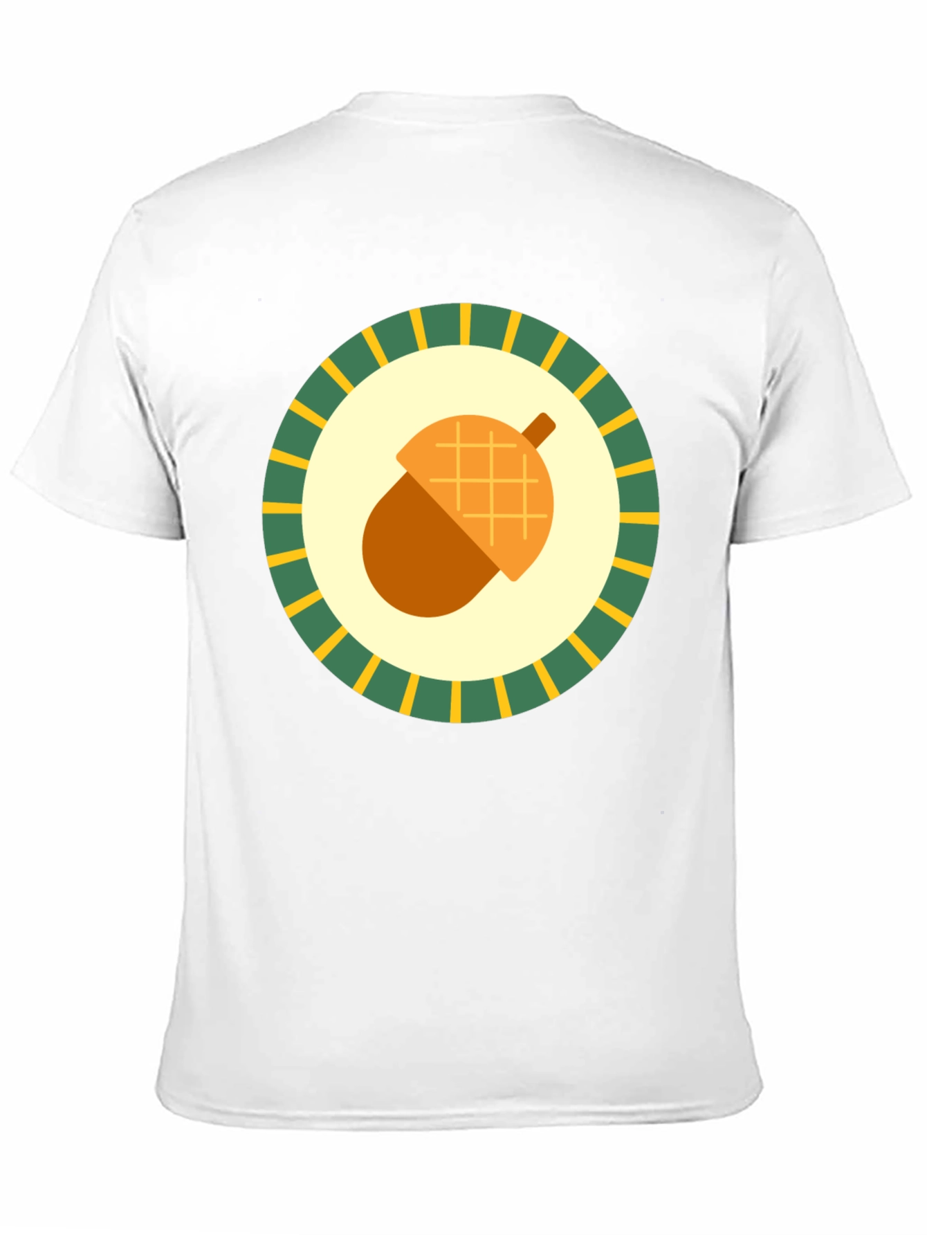 Acorn Emblem Tee - Nature Inspired Graphic Print