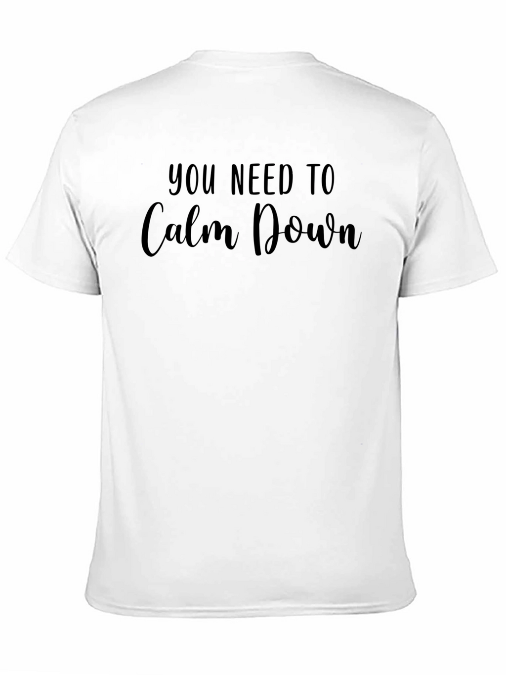 You Need To Calm Down Black Tee