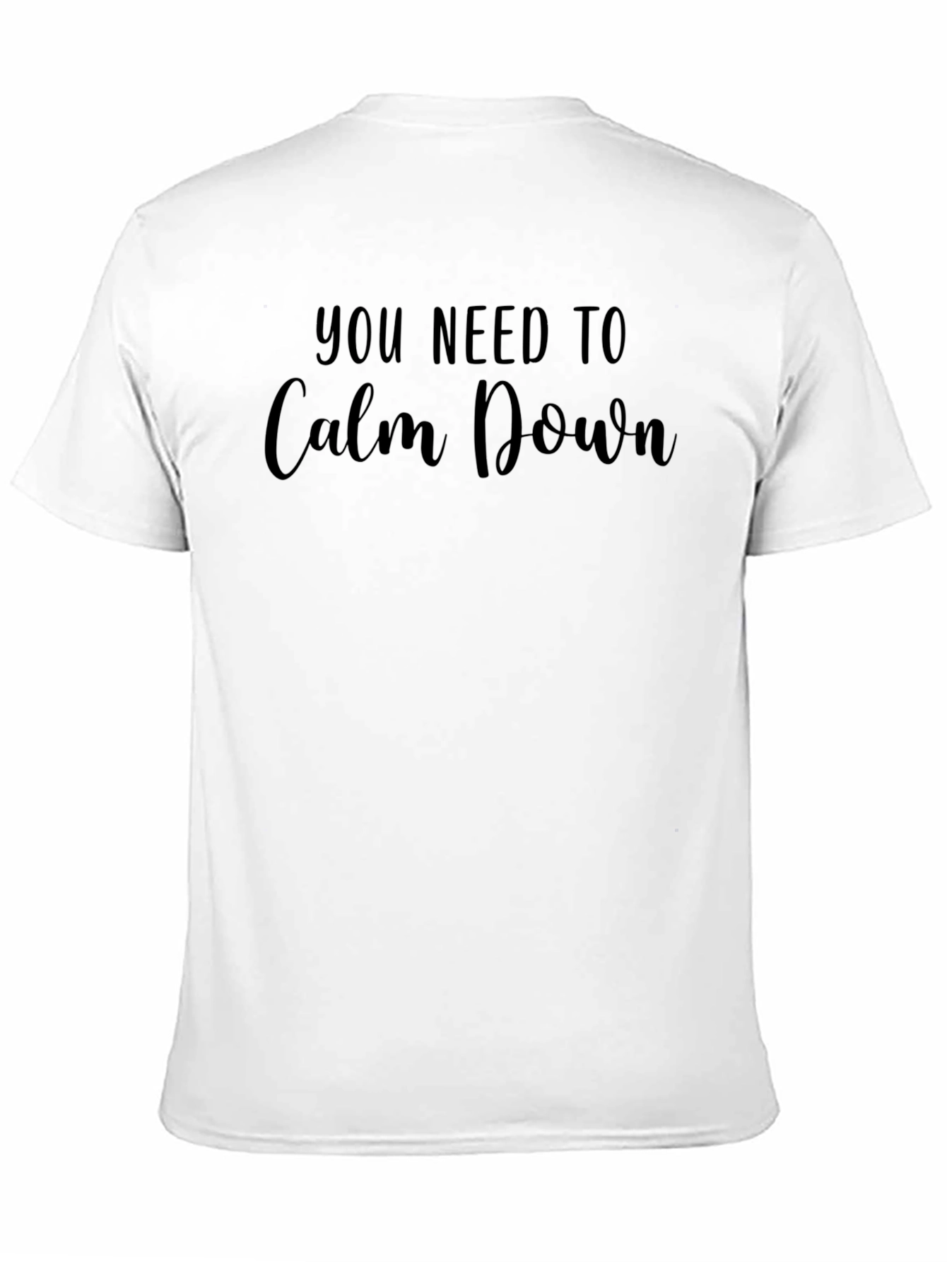 You Need To Calm Down Black Tee