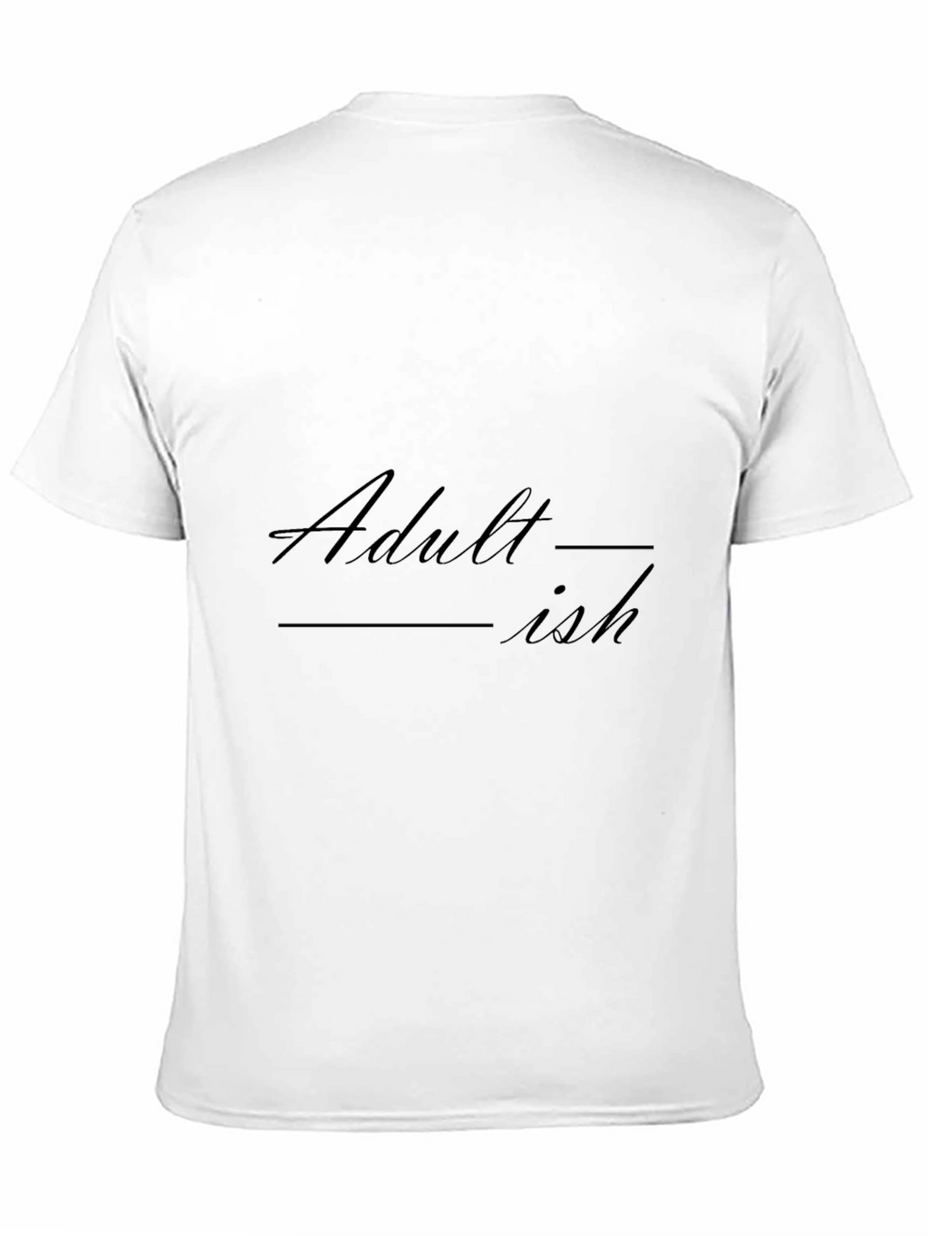 Adult-ish Black Graphic T-Shirt