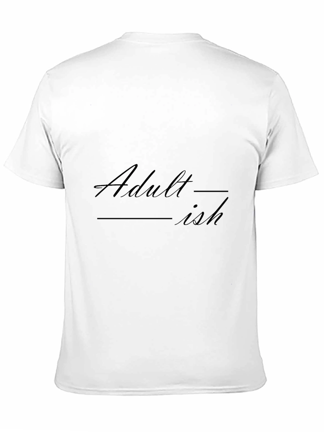 Adult-ish Black Graphic T-Shirt