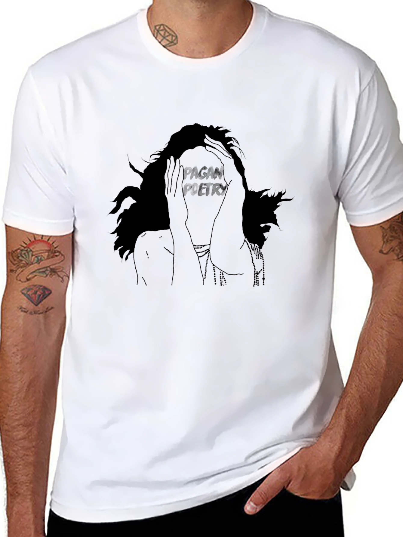 Pagan Poetry Graphic Tee - Soft Black Unisex T-Shirt