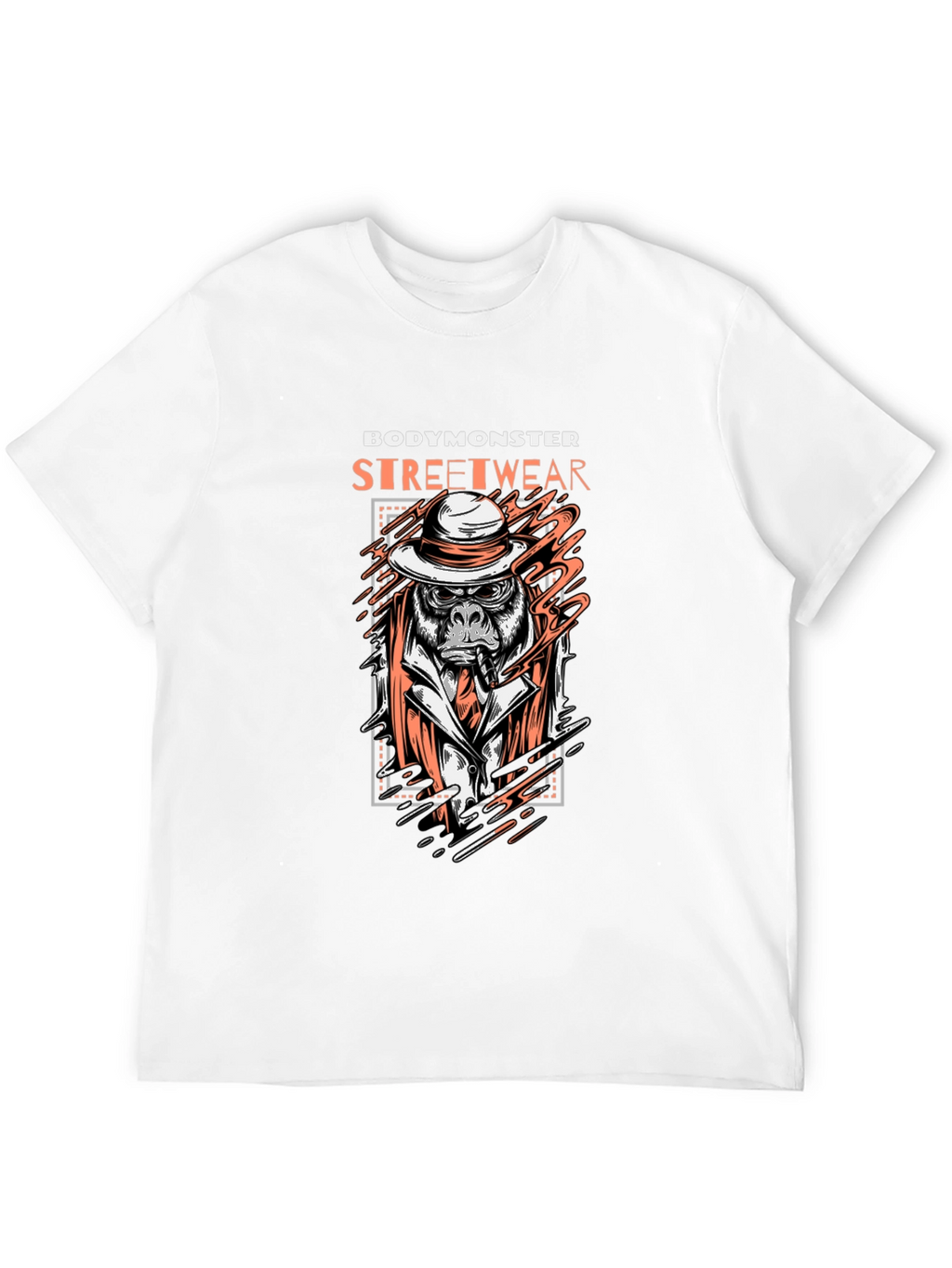 BodyMonster Streetwear Gorilla Graphic T-Shirt