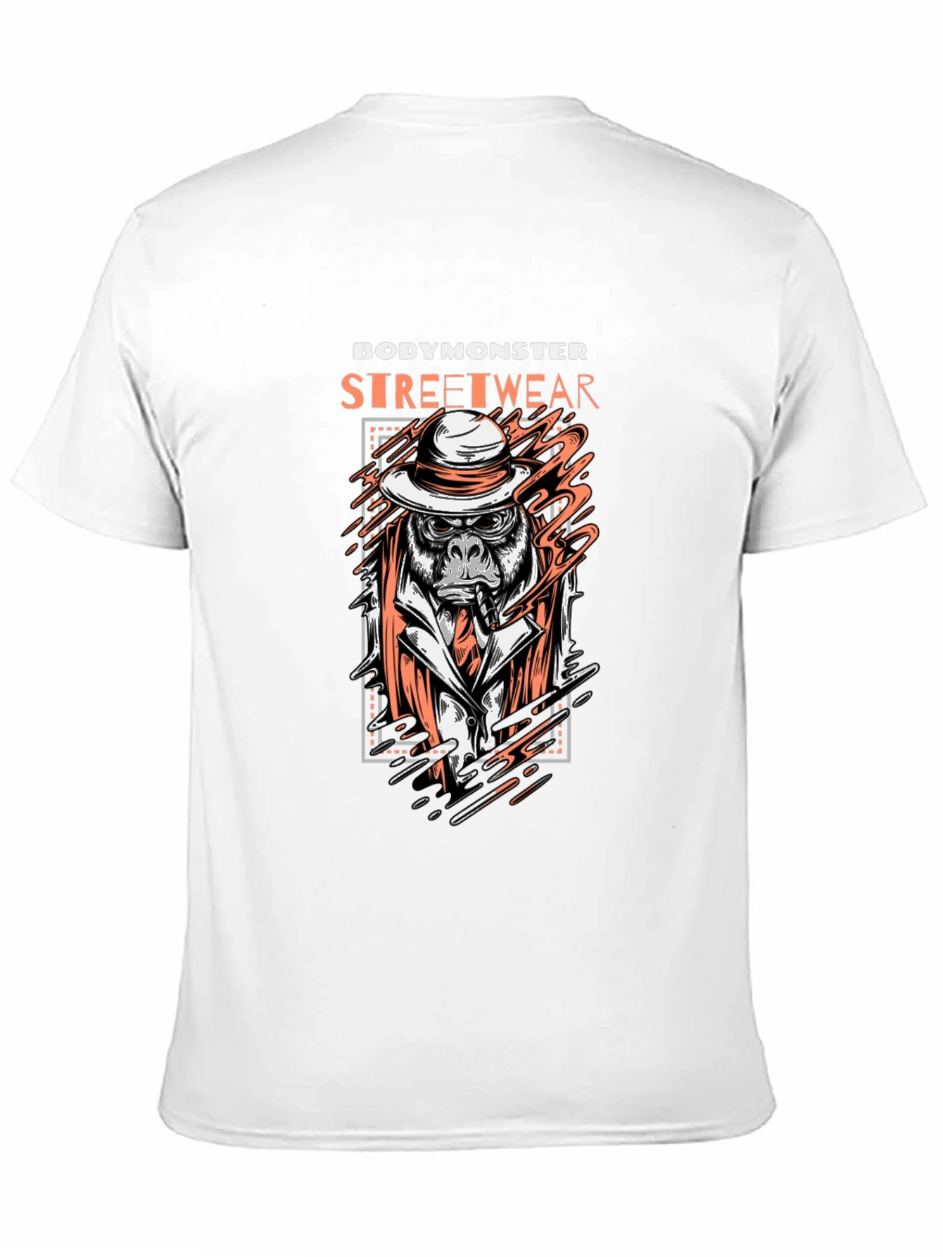 BodyMonster Streetwear Gorilla Graphic T-Shirt