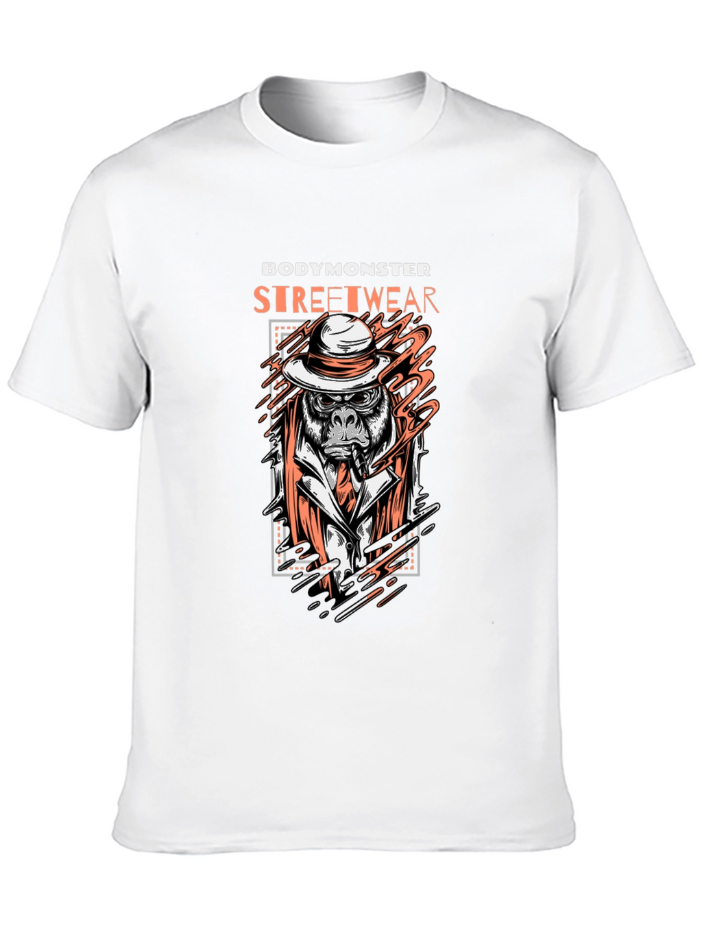 BodyMonster Streetwear Gorilla Graphic T-Shirt