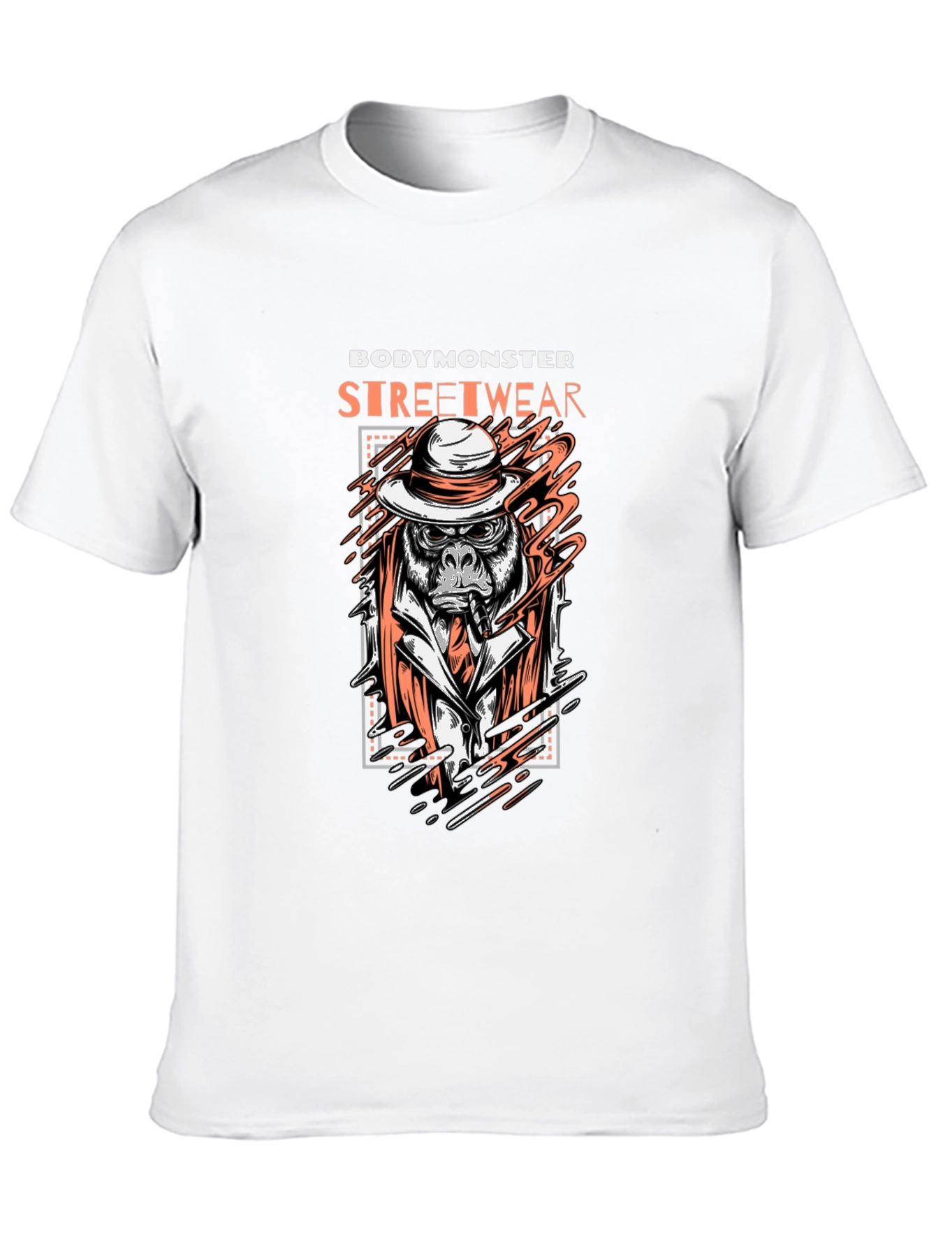 BodyMonster Streetwear Gorilla Graphic T-Shirt