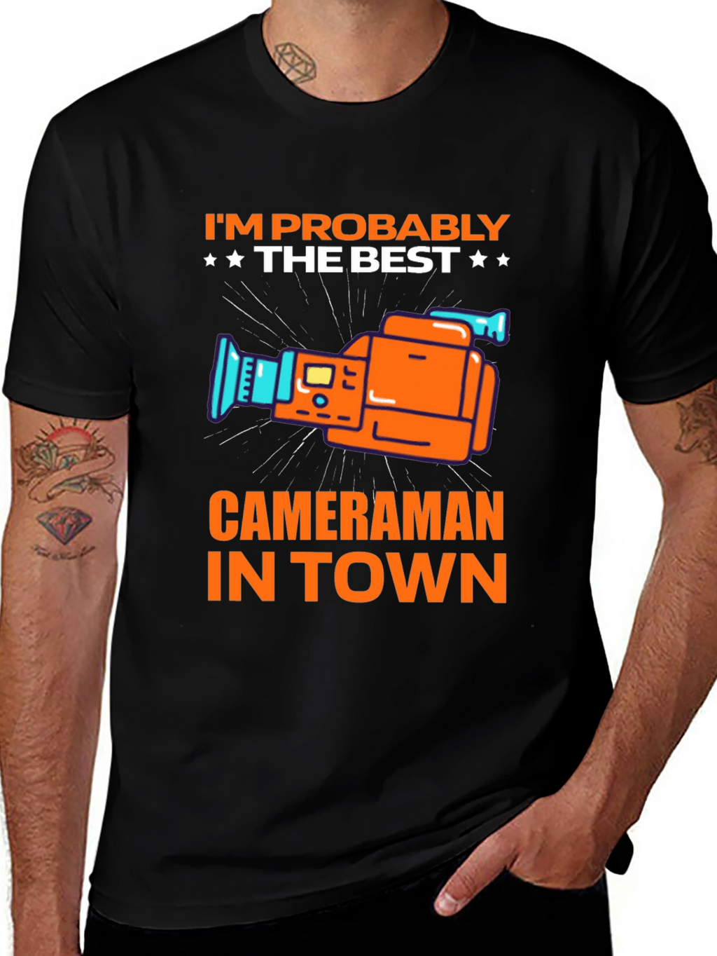 Best Cameraman in Town T-Shirt