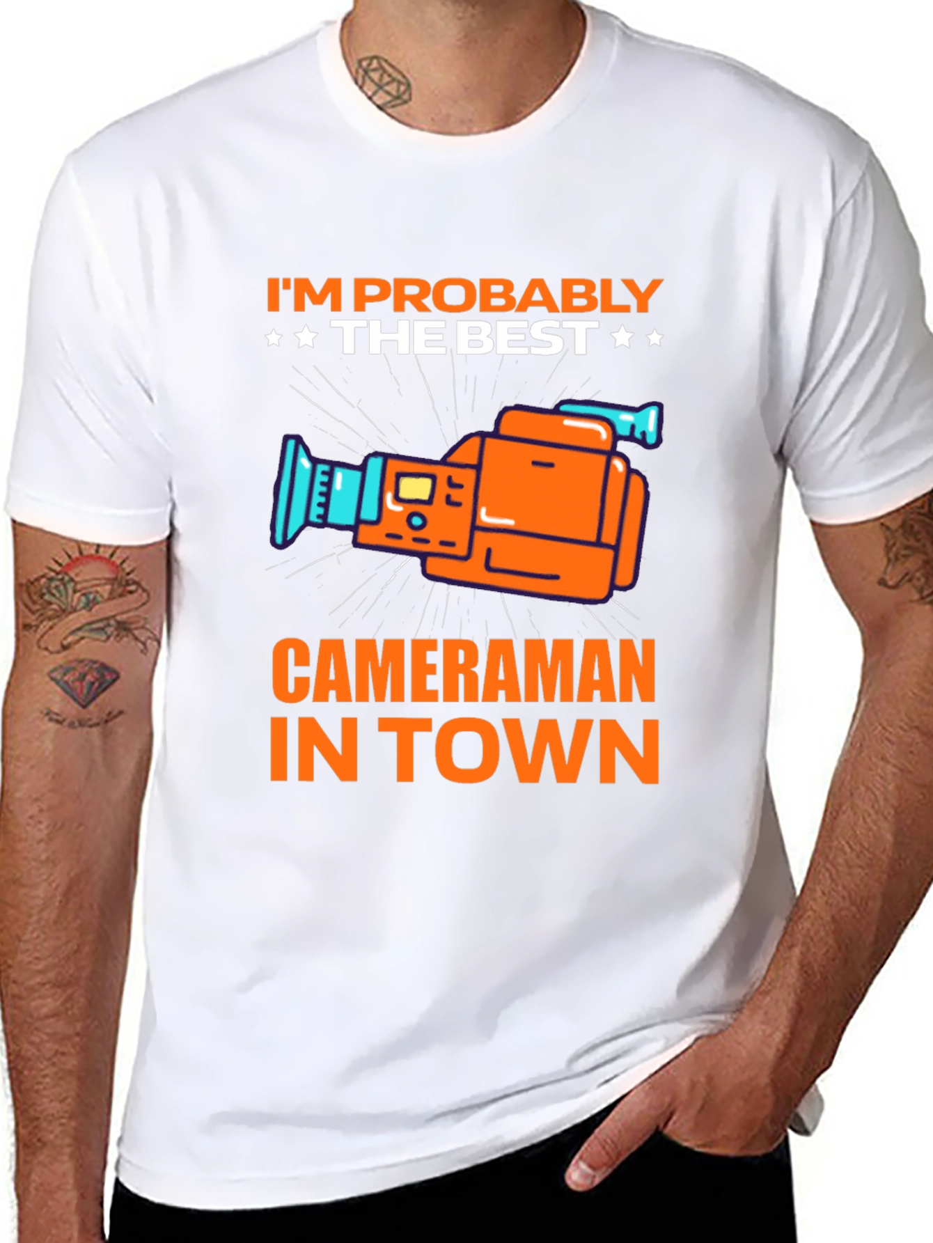 Best Cameraman in Town T-Shirt