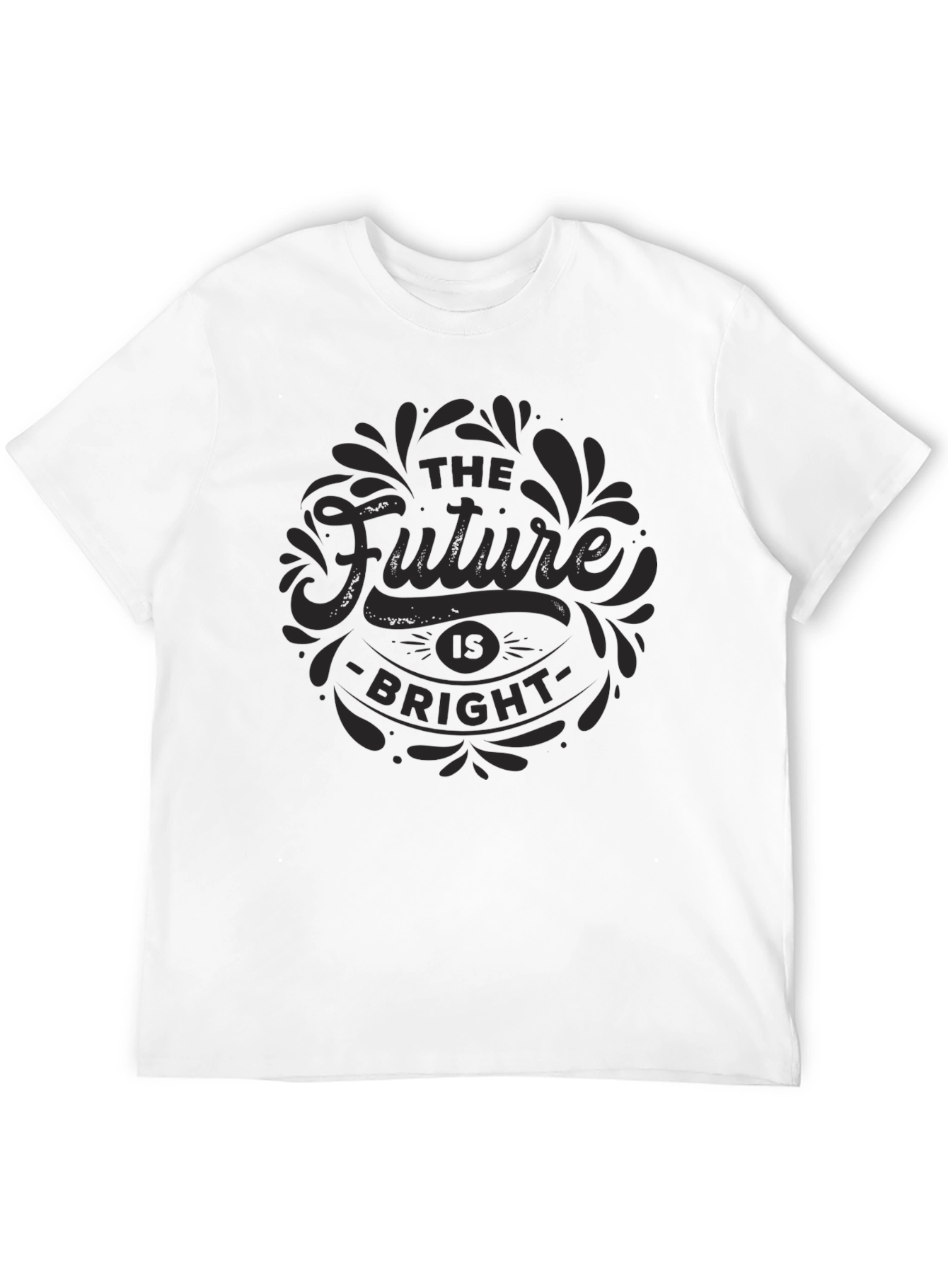 The Future is Bright Graphic Tee - Black