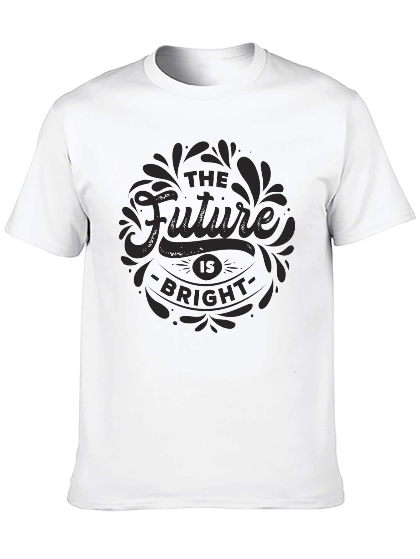 The Future is Bright Graphic Tee - Black