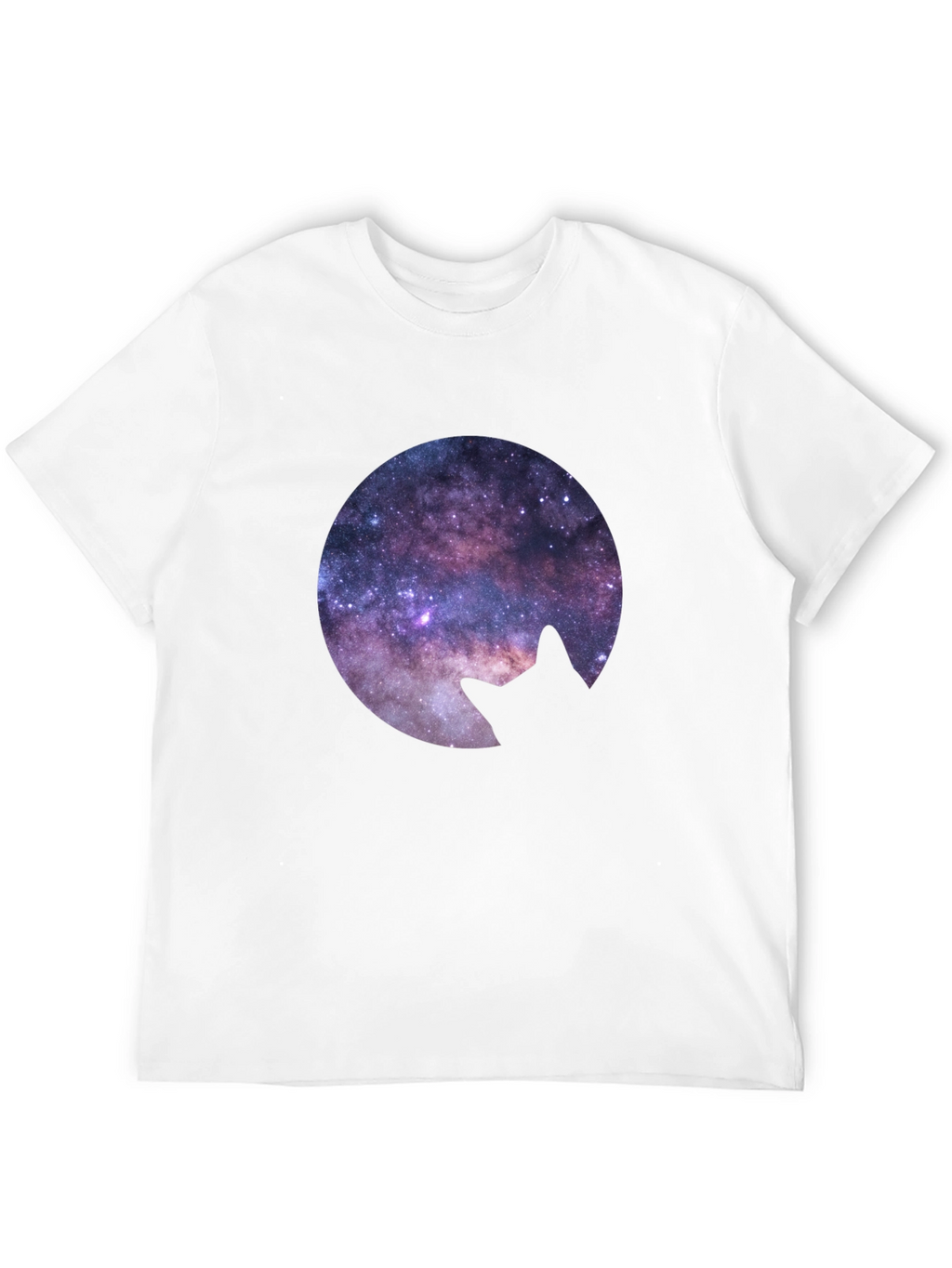 Cosmic Cat Silhouette T-Shirt