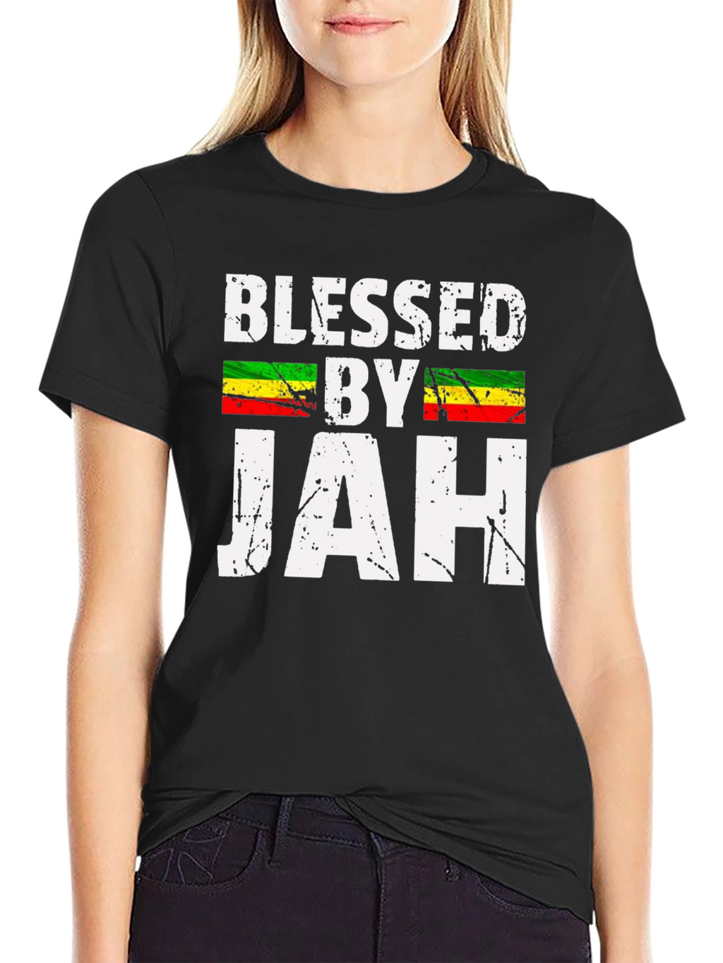 Blessed by Jah T-Shirt - Reggae Inspired Graphic Tee