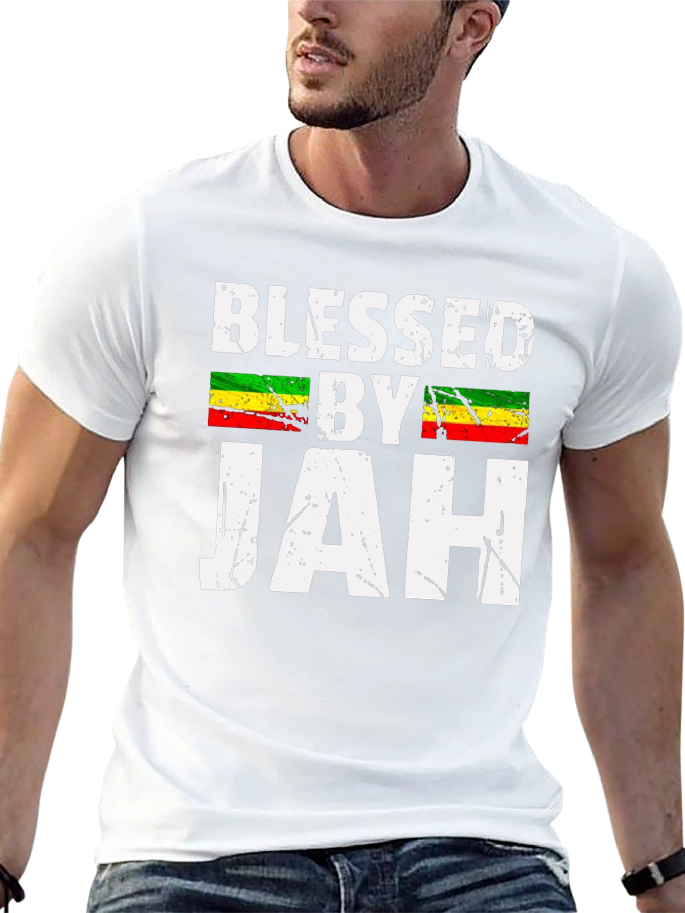 Blessed by Jah T-Shirt - Reggae Inspired Graphic Tee