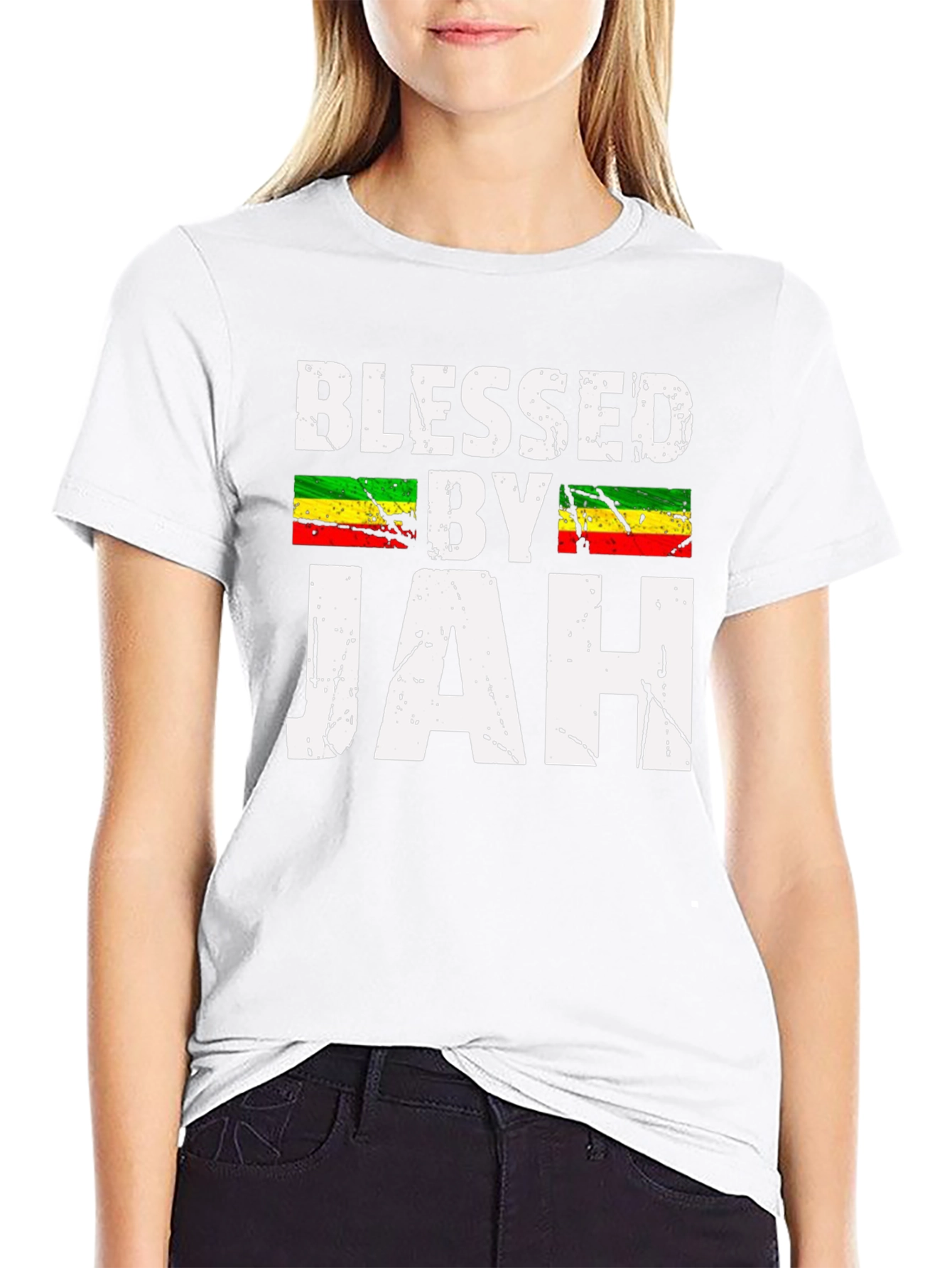 Blessed by Jah T-Shirt - Reggae Inspired Graphic Tee