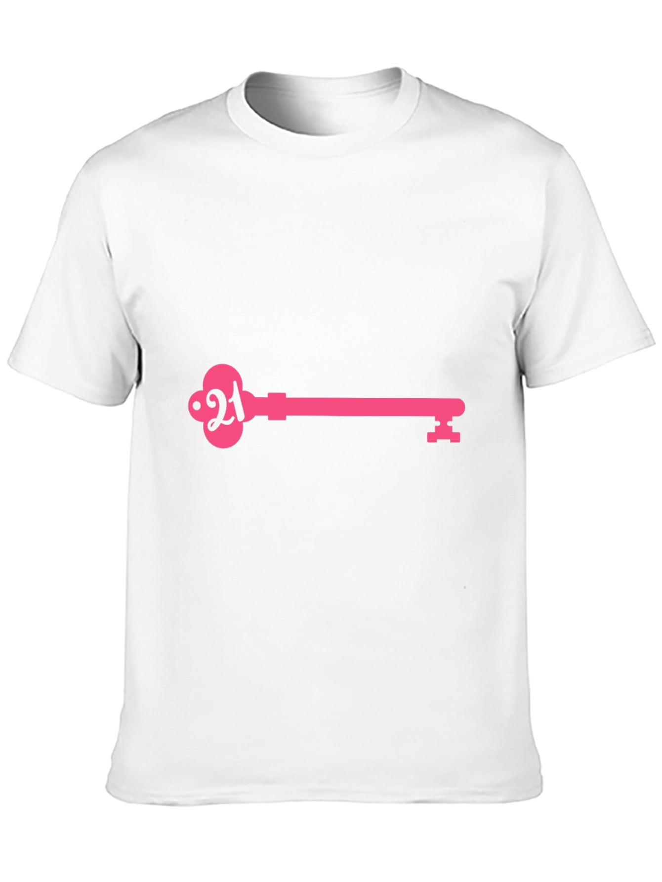 21st Birthday Key T-Shirt - Stylish Celebration Tee