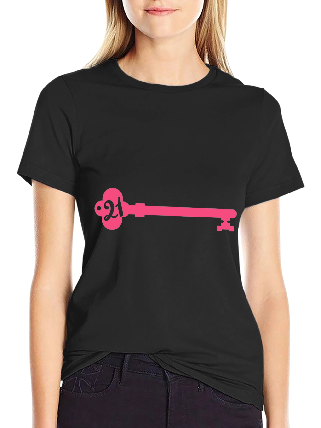 21st Birthday Key T-Shirt - Stylish Celebration Tee