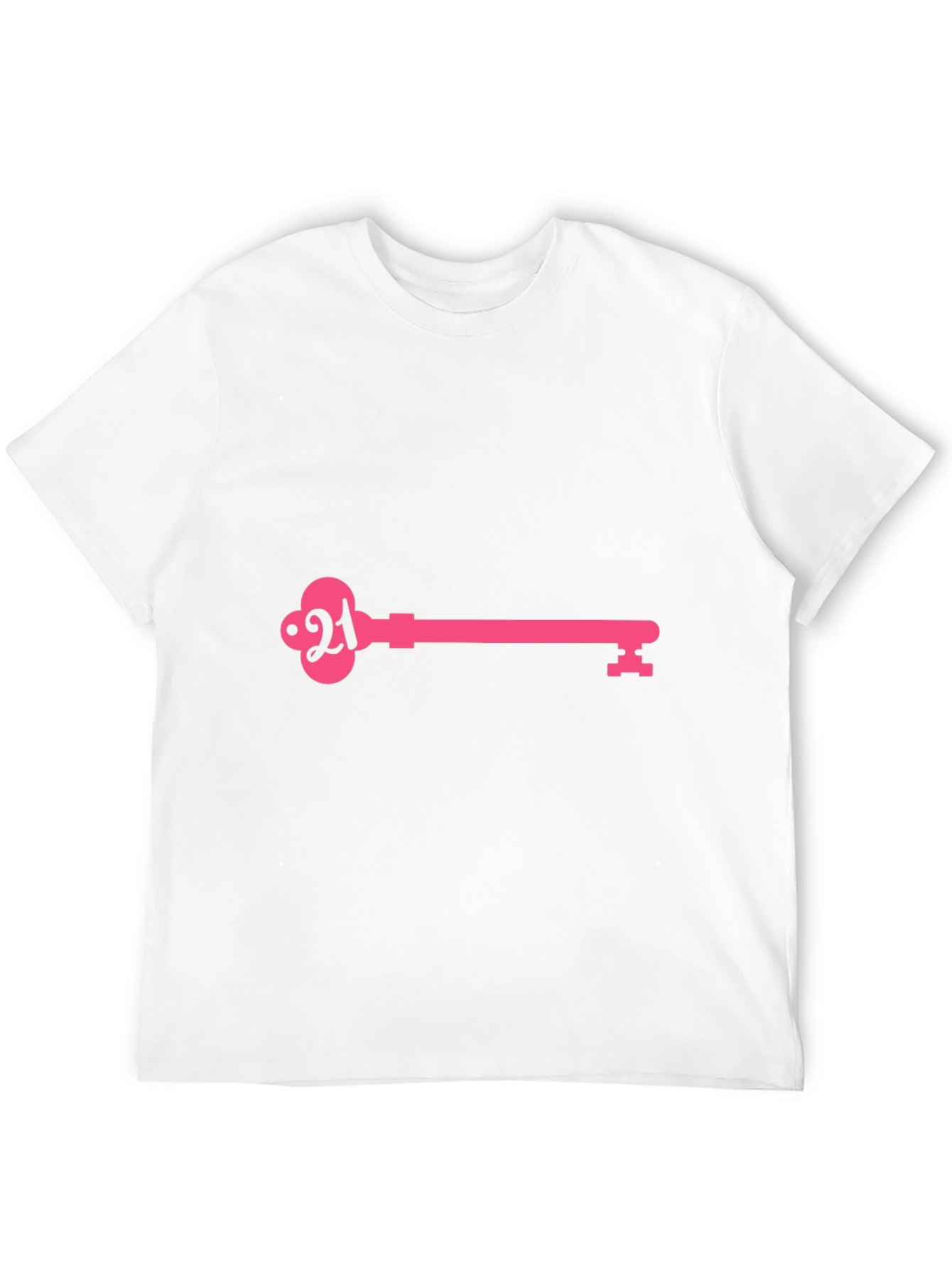21st Birthday Key T-Shirt - Stylish Celebration Tee