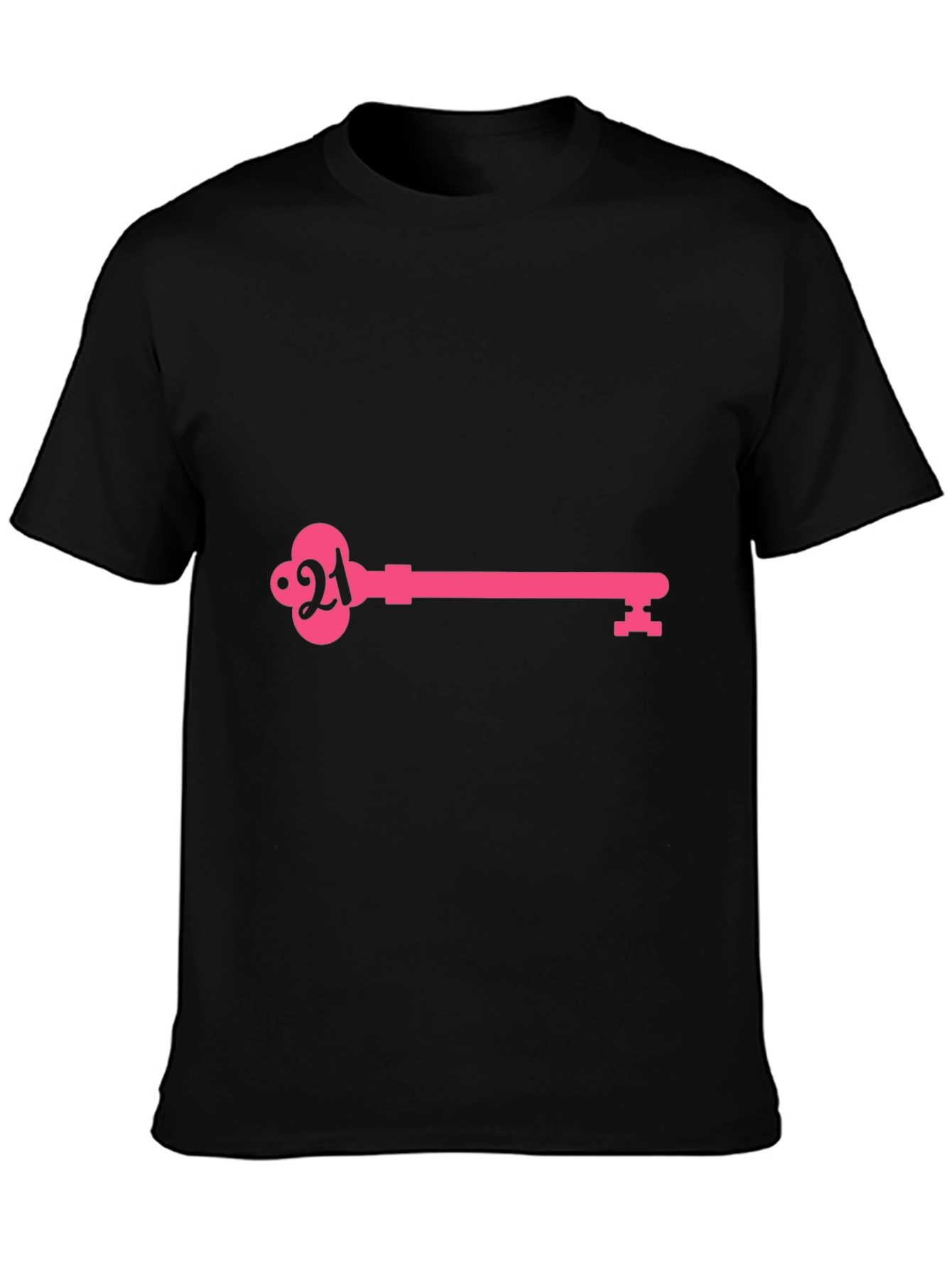 21st Birthday Key T-Shirt - Stylish Celebration Tee