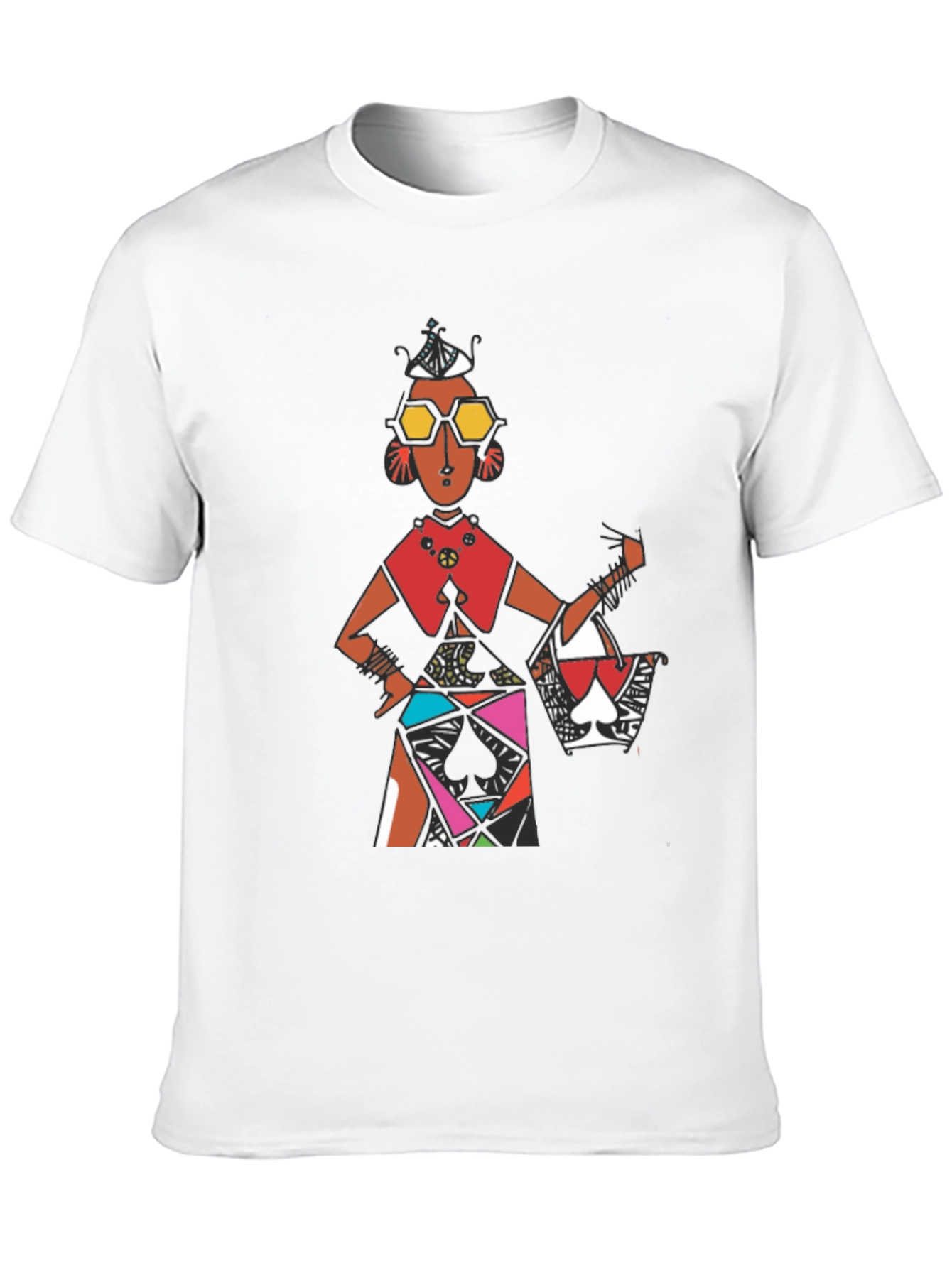 Abstract Art Graphic Tee - Stylish Unisex T-Shirt