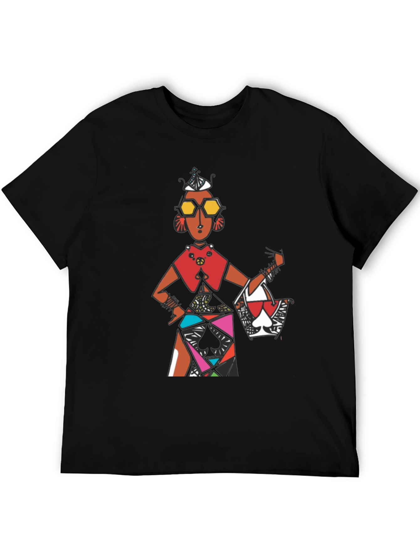 Abstract Art Graphic Tee - Stylish Unisex T-Shirt