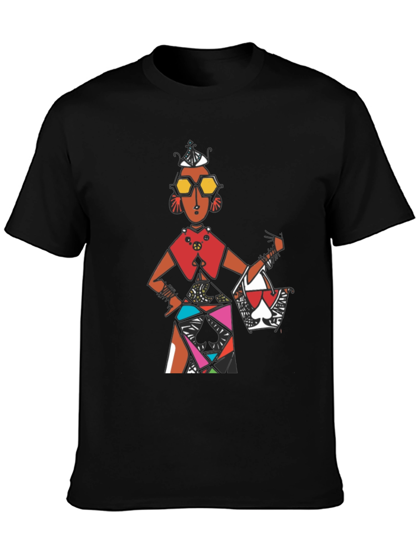 Abstract Art Graphic Tee - Stylish Unisex T-Shirt