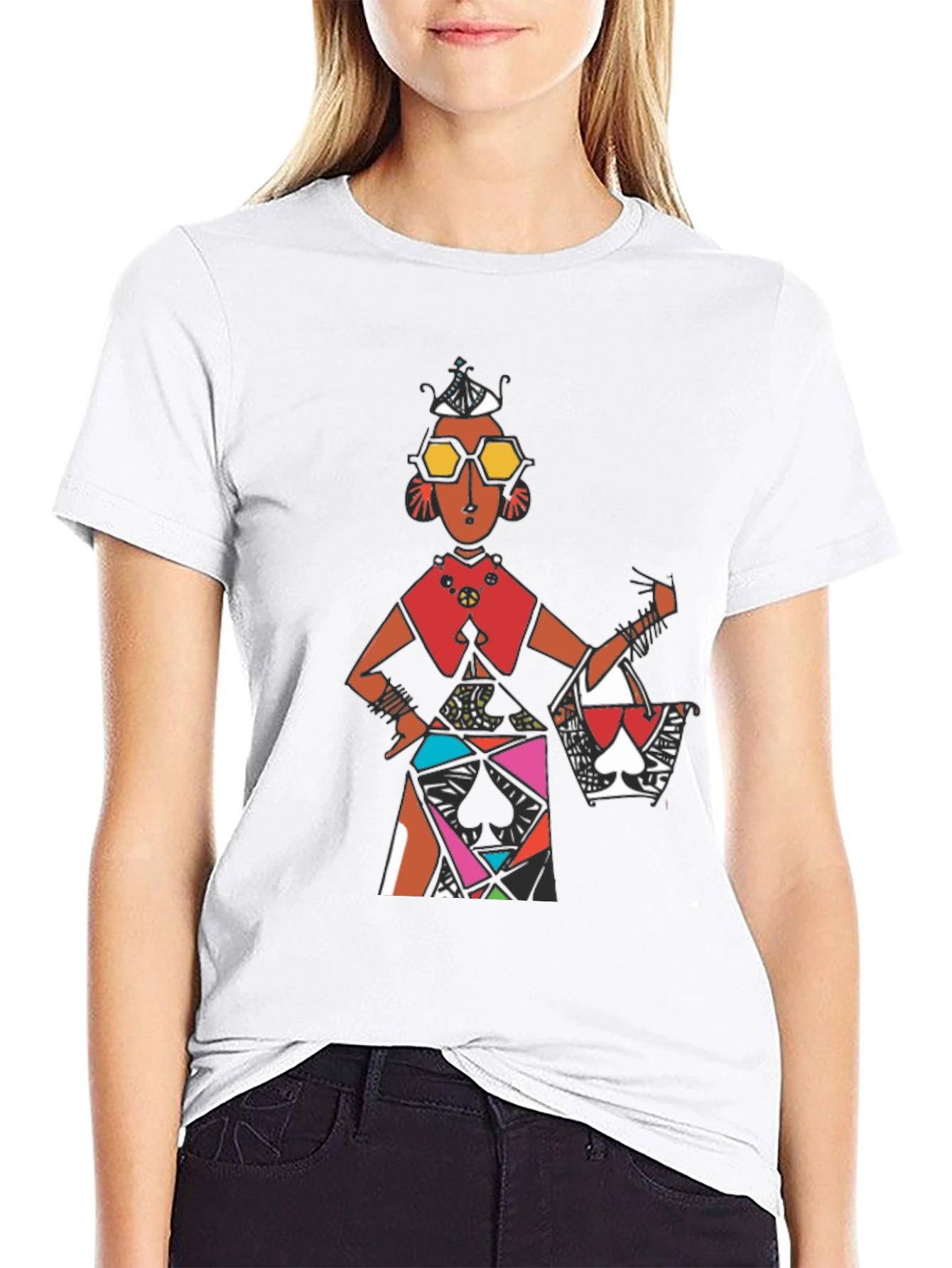 Abstract Art Graphic Tee - Stylish Unisex T-Shirt