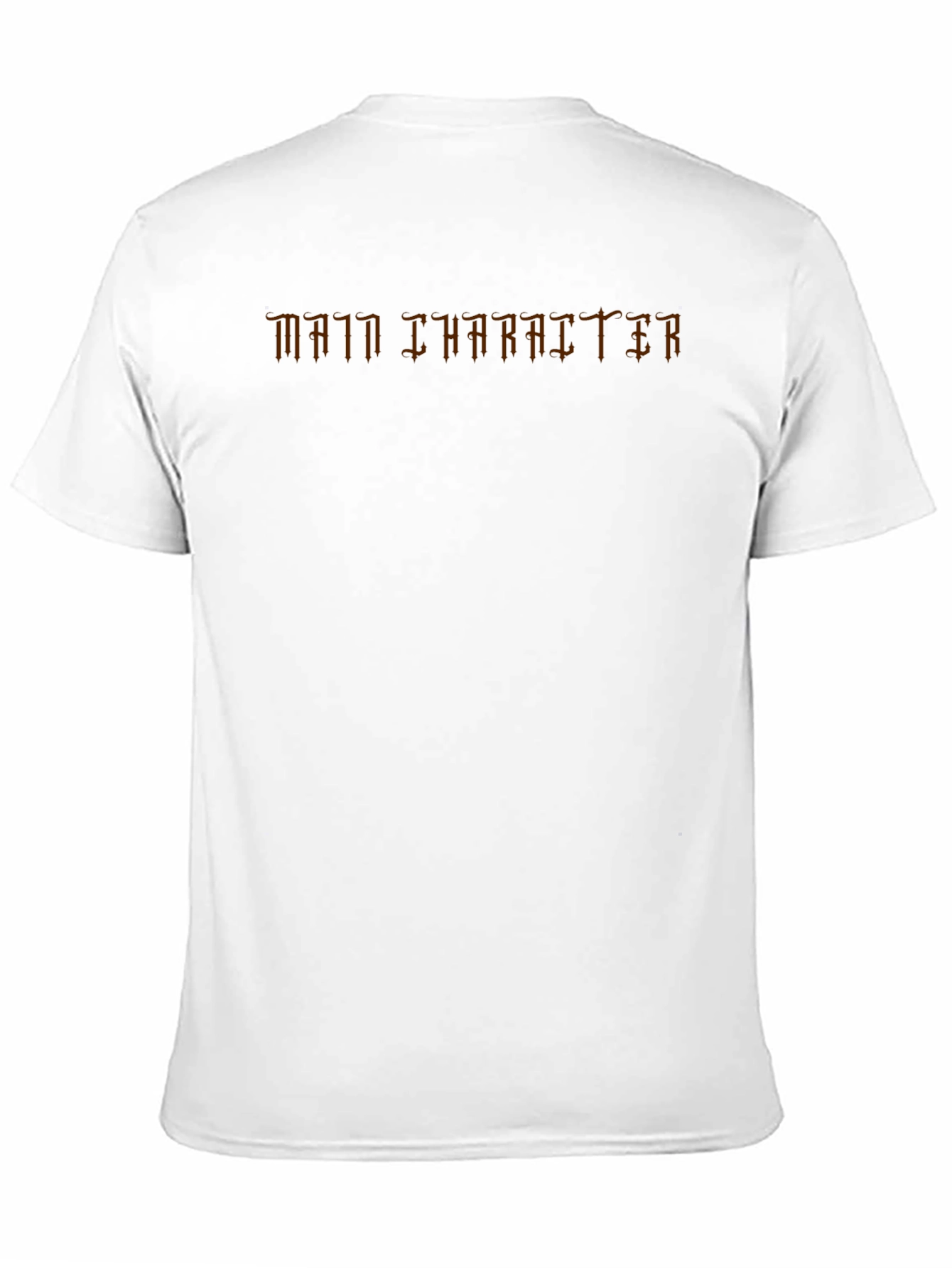 Main Character Graphic Tee - Black Casual T-Shirt