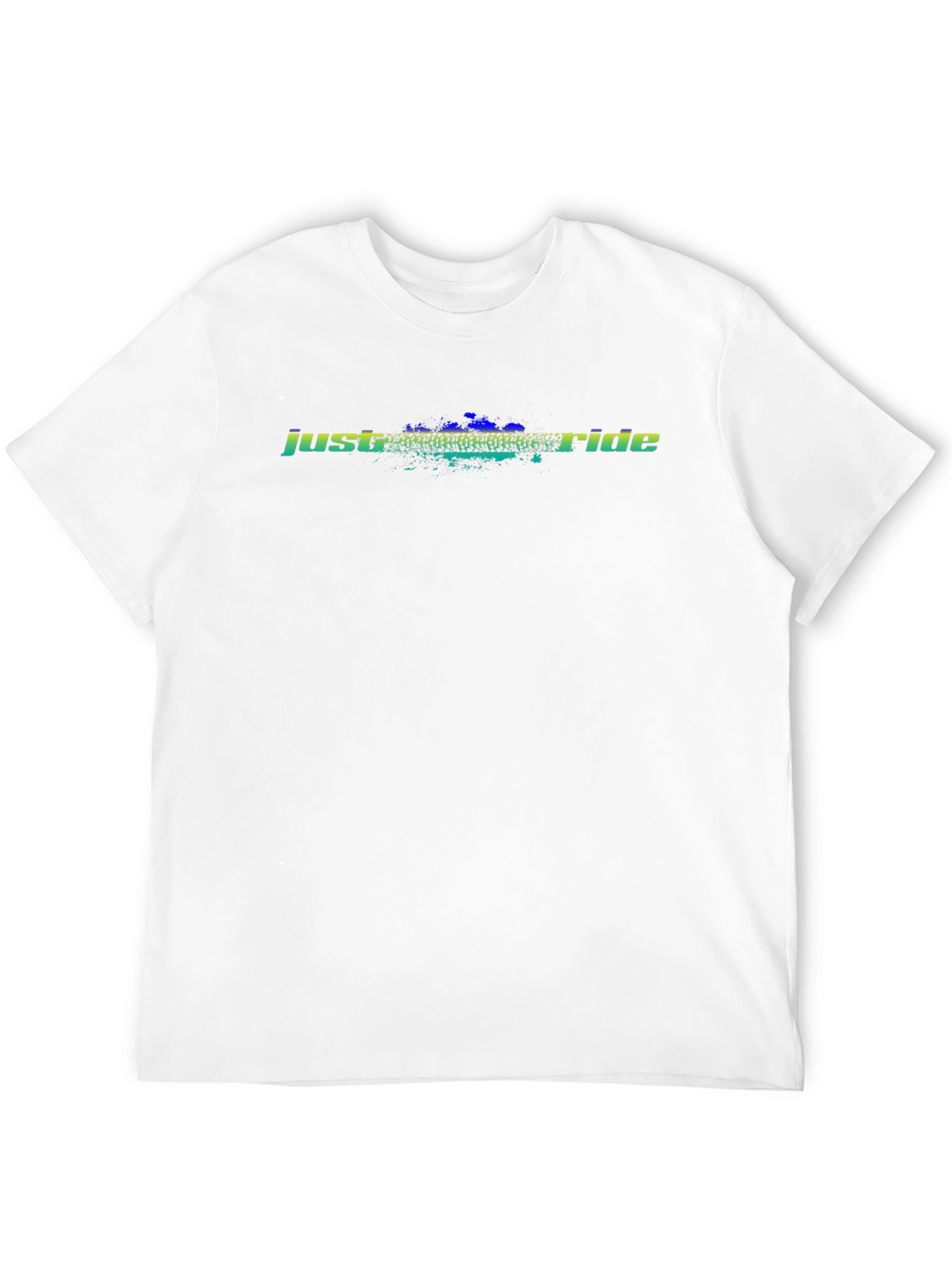 Just Ride Black Graphic Tee