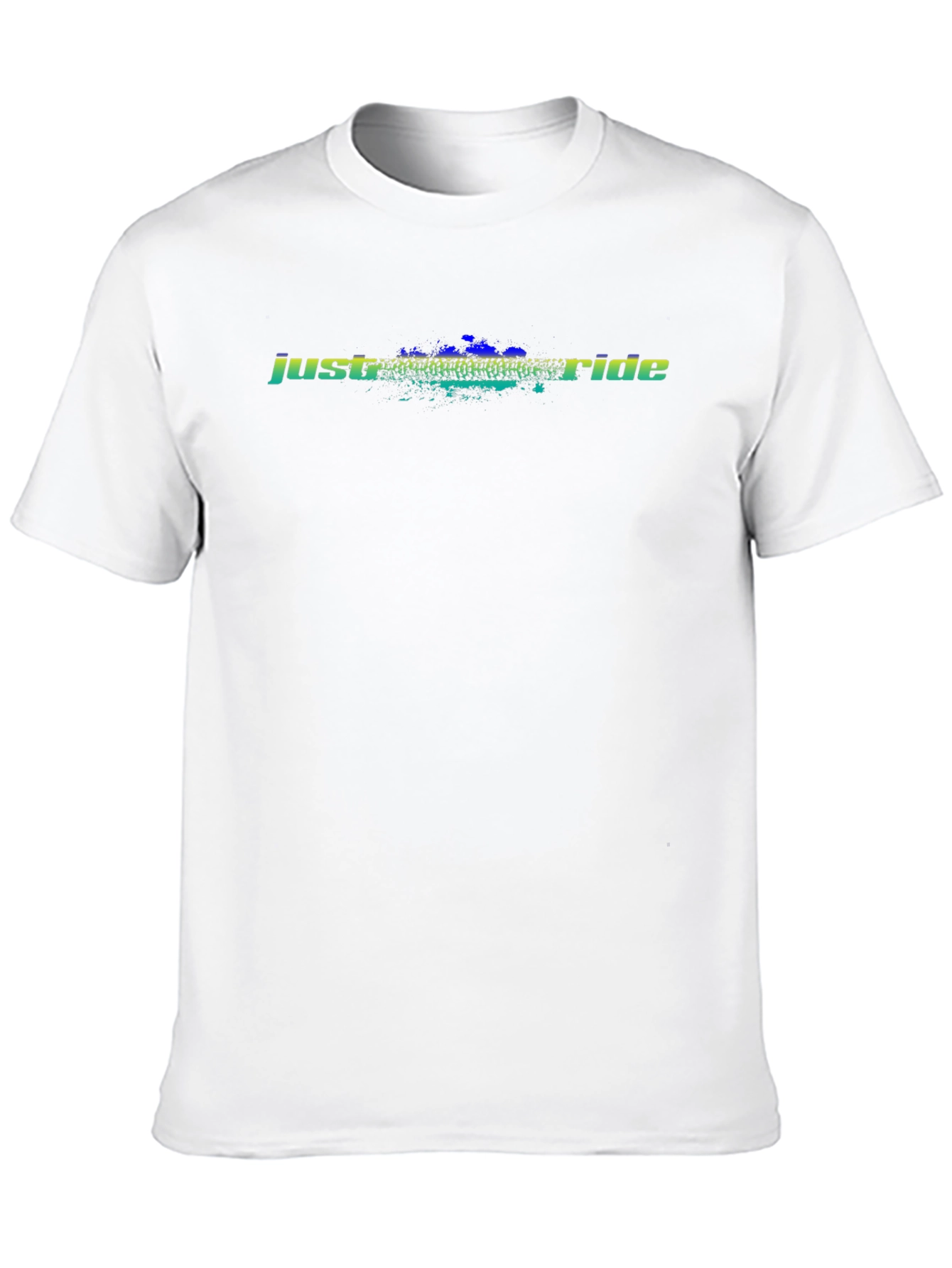 Just Ride Black Graphic Tee