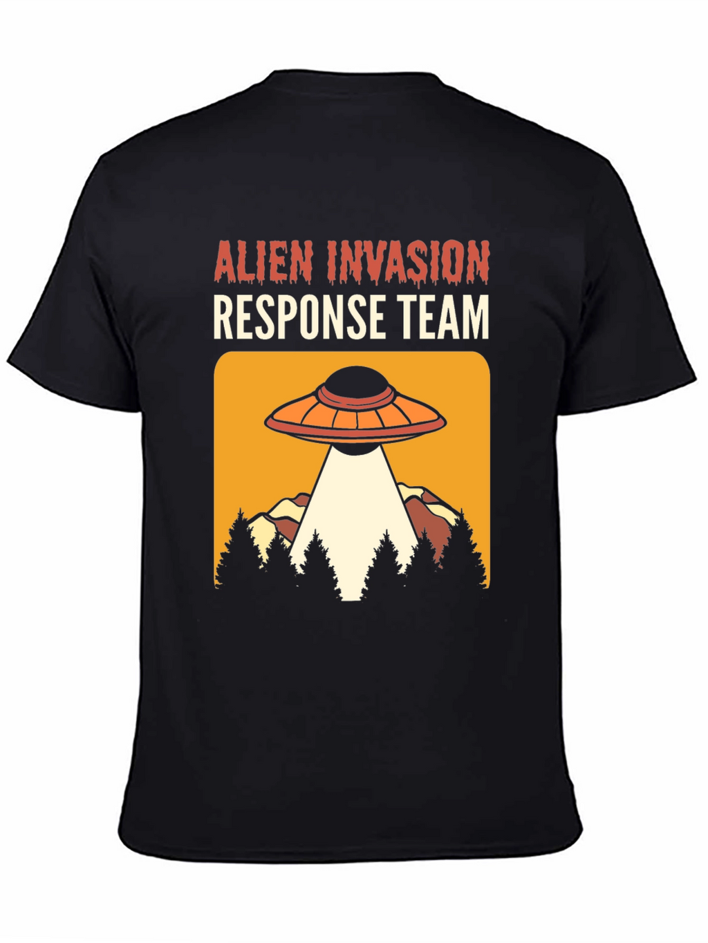 Alien Invasion Response Team Graphic Tee