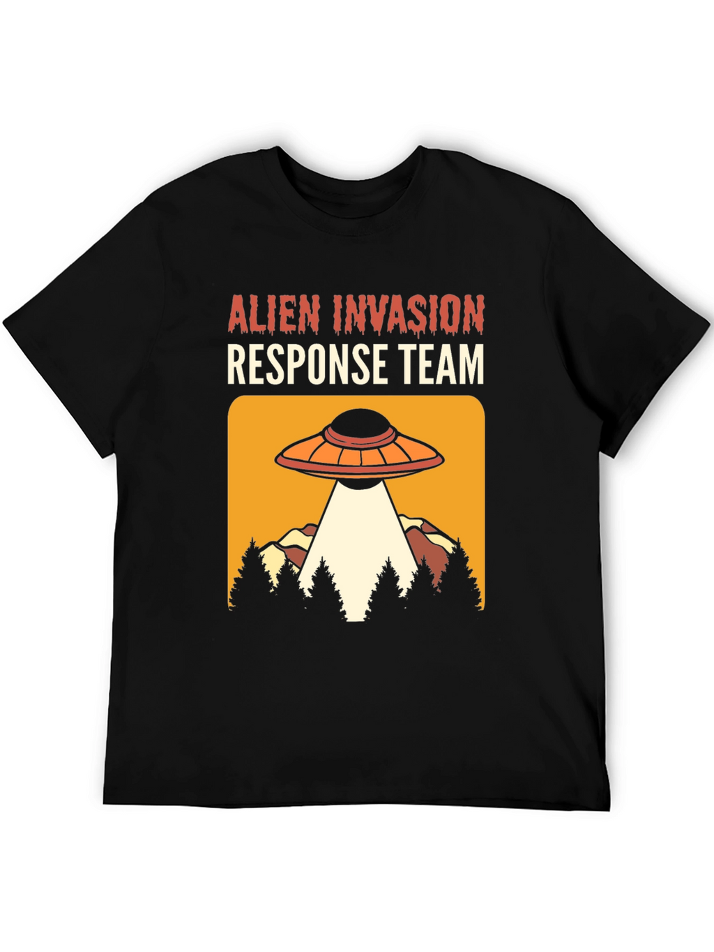 Alien Invasion Response Team Graphic Tee
