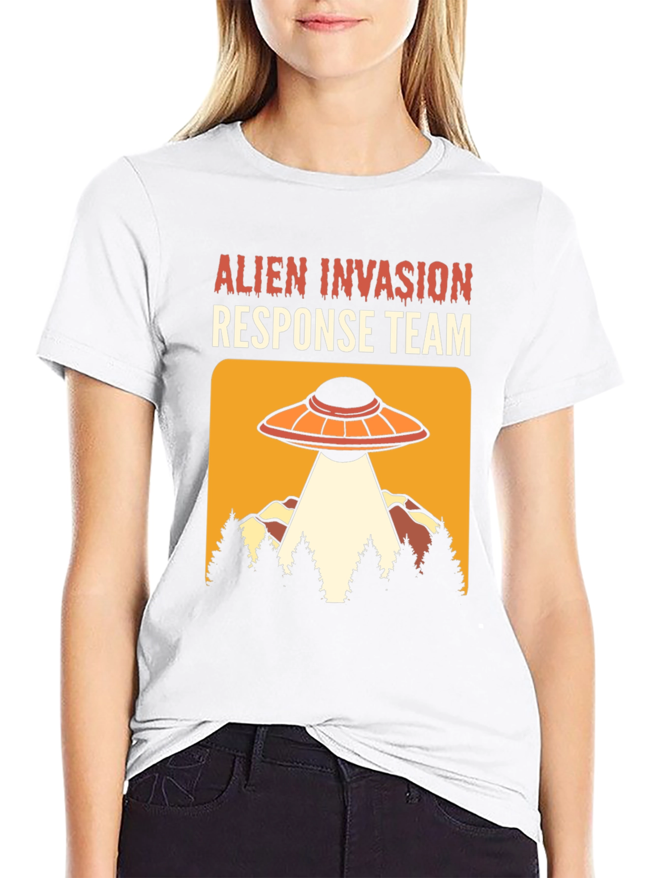 Alien Invasion Response Team Graphic Tee