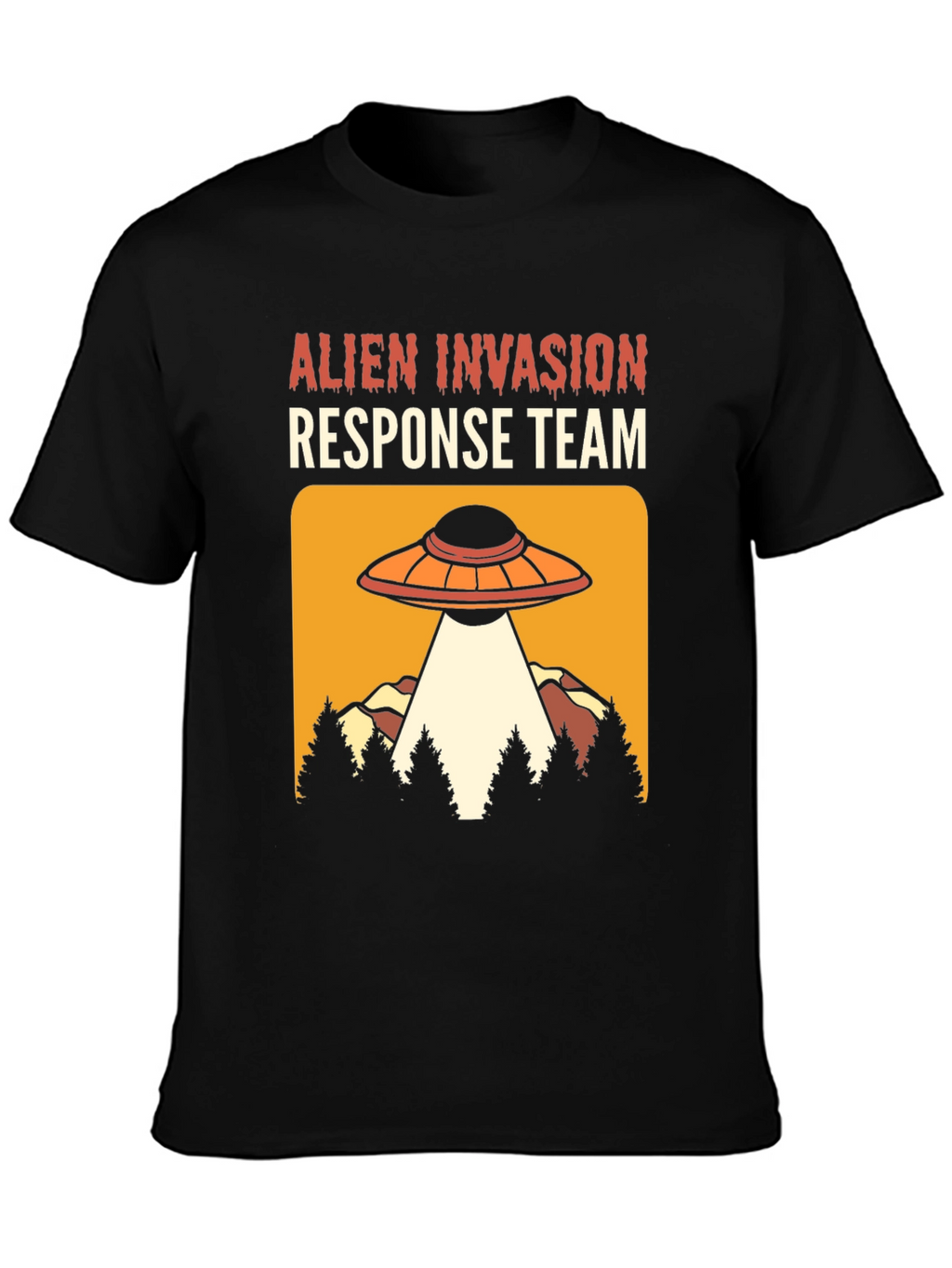 Alien Invasion Response Team Graphic Tee