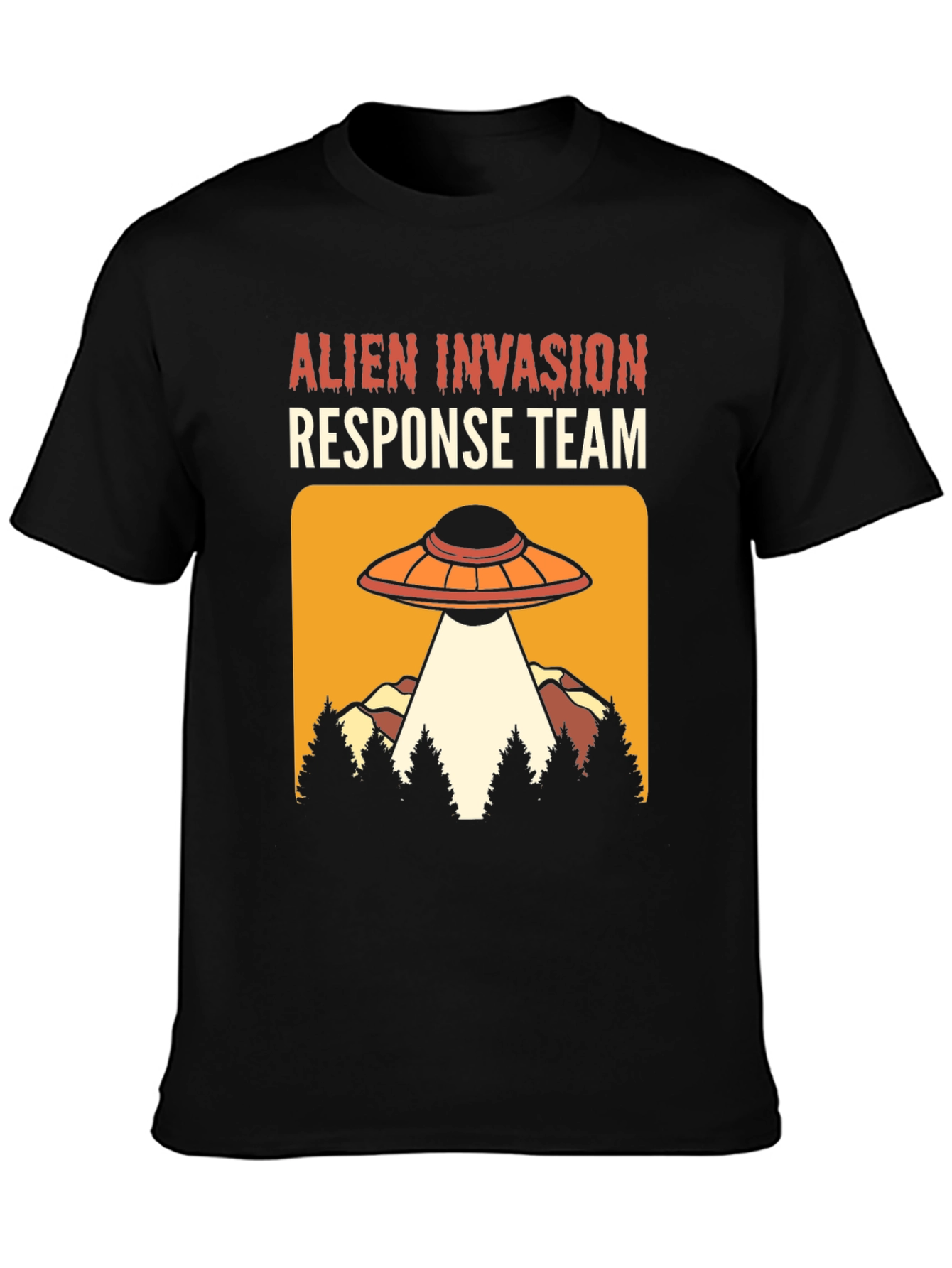 Alien Invasion Response Team Graphic Tee