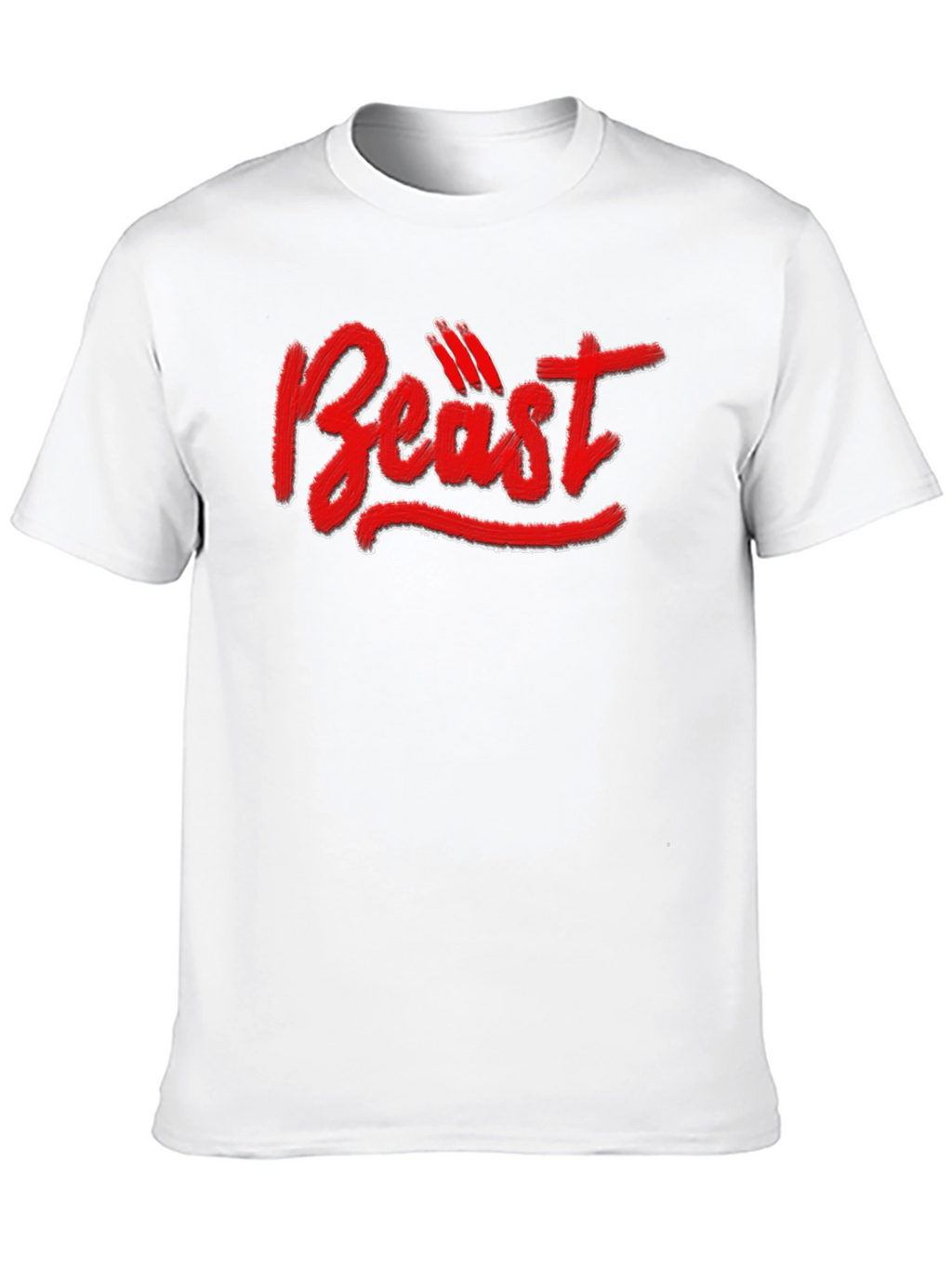 Beast Graphic Tee - Black Cotton T-Shirt