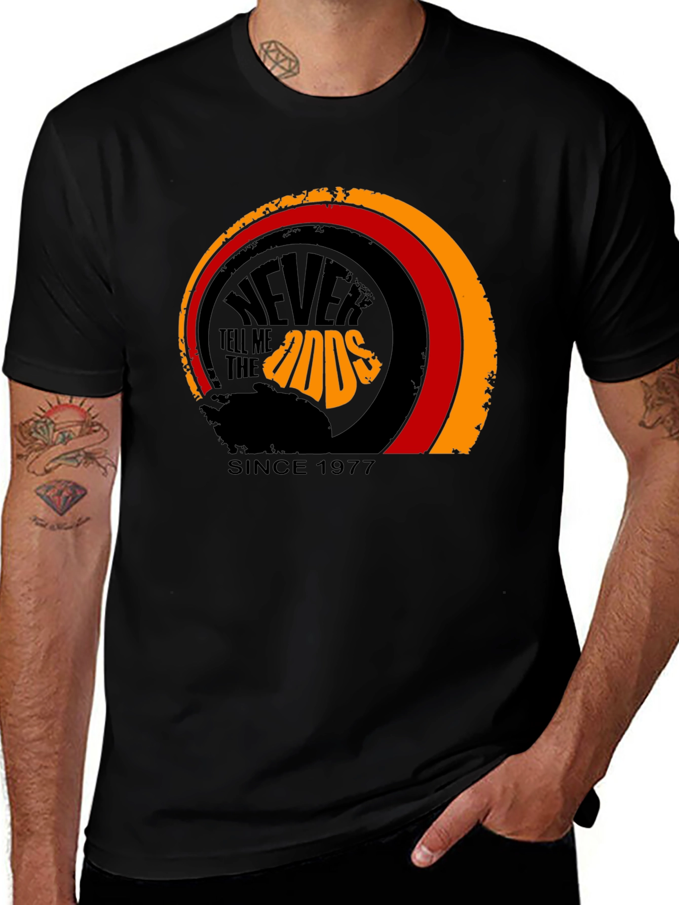 Never Tell Me the Odds Black T-Shirt