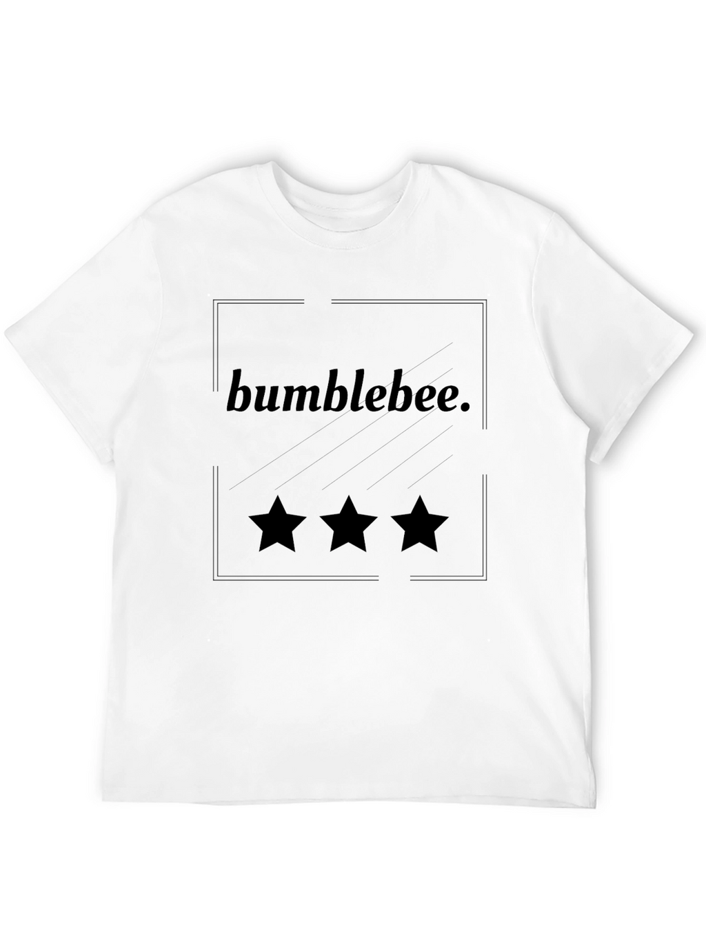 Bumblebee Star Graphic Black T-Shirt