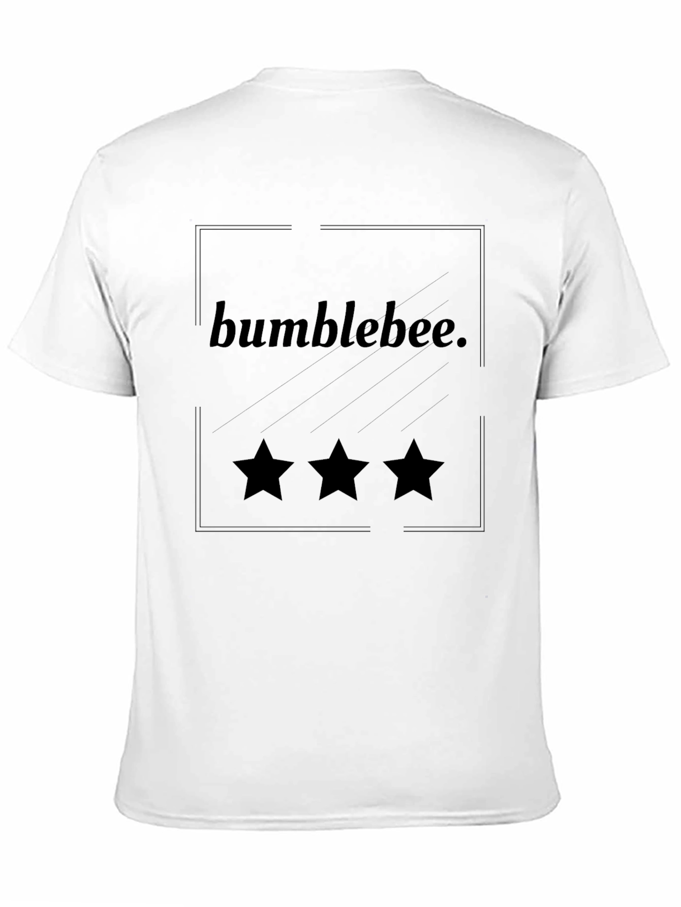 Bumblebee Star Graphic Black T-Shirt