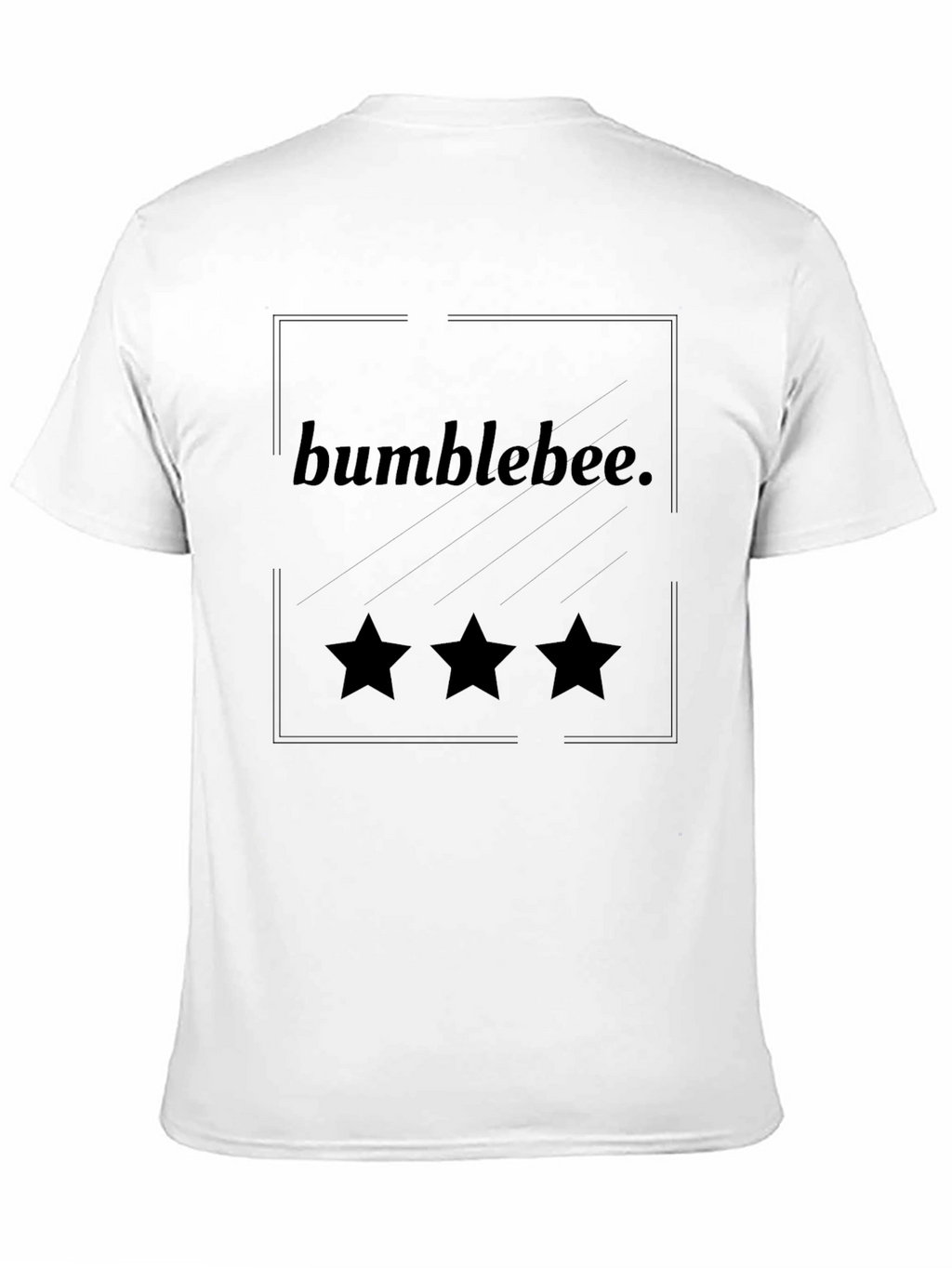 Bumblebee Star Graphic Black T-Shirt