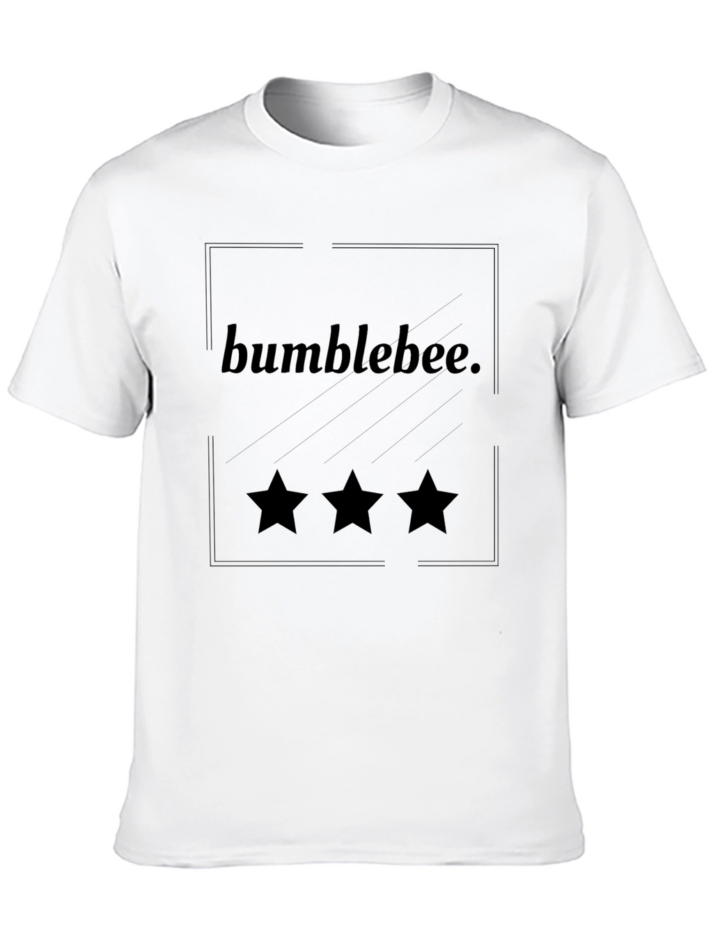 Bumblebee Star Graphic Black T-Shirt