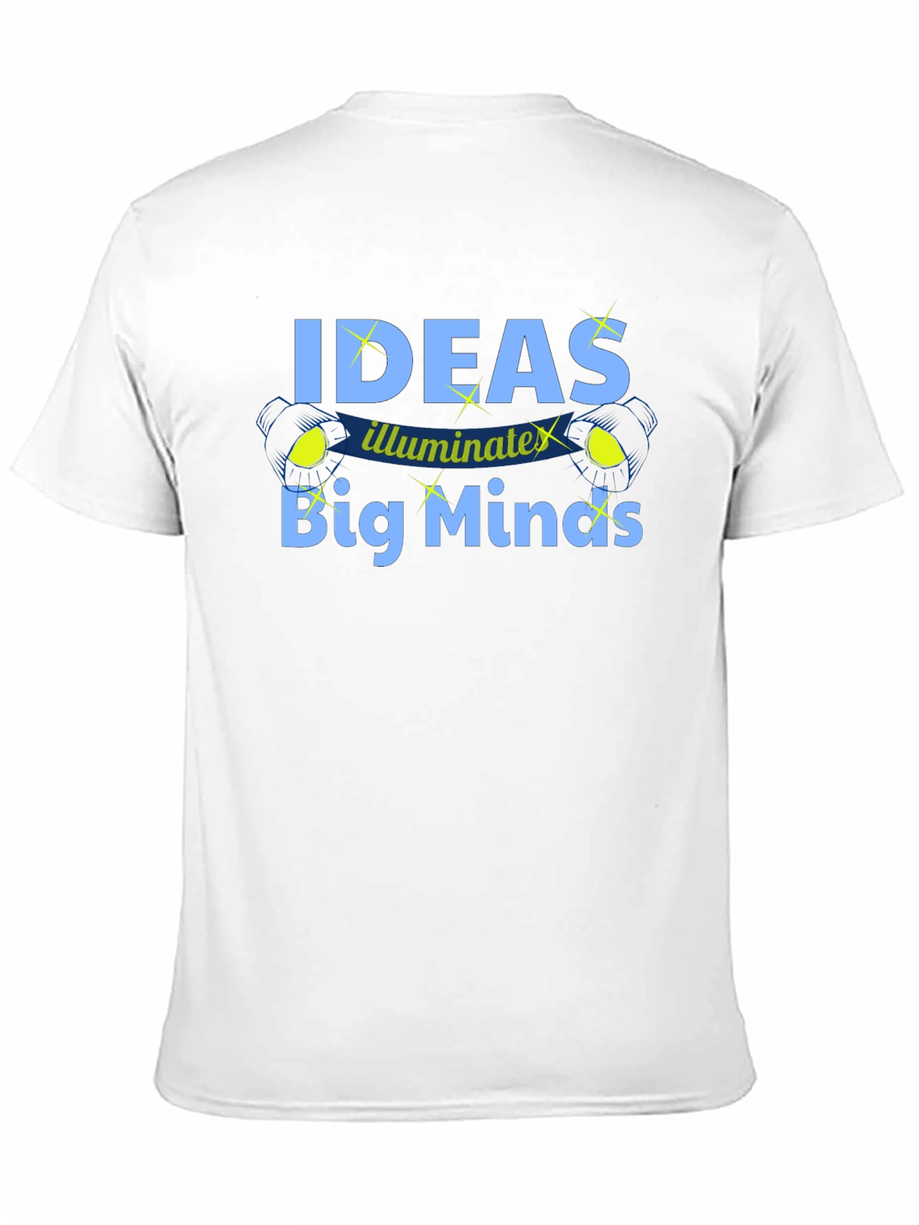 Ideas Illuminate Big Minds Graphic Tee - Black