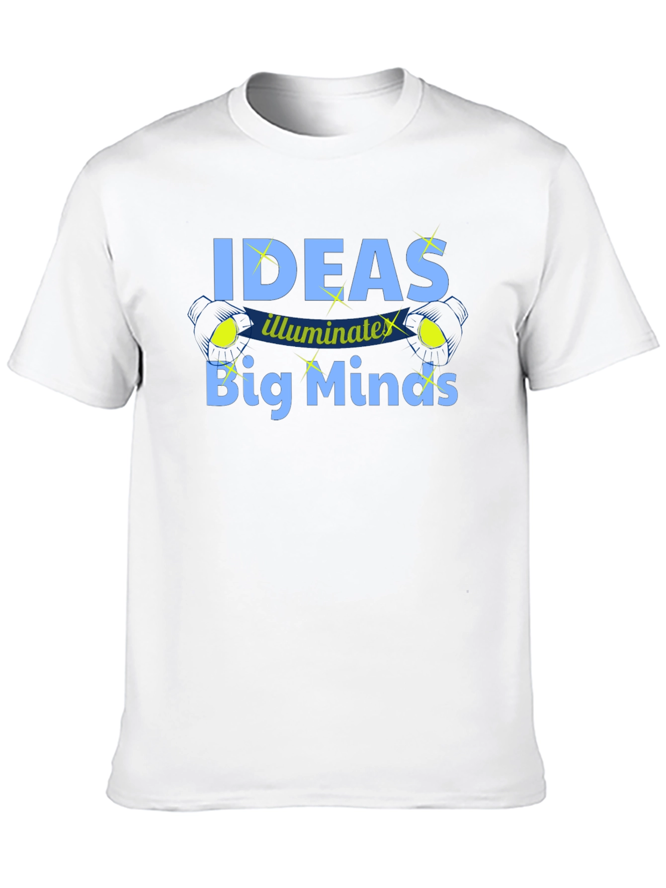 Ideas Illuminate Big Minds Graphic Tee - Black