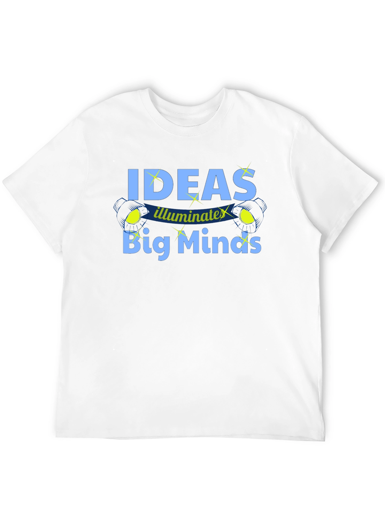 Ideas Illuminate Big Minds Graphic Tee - Black